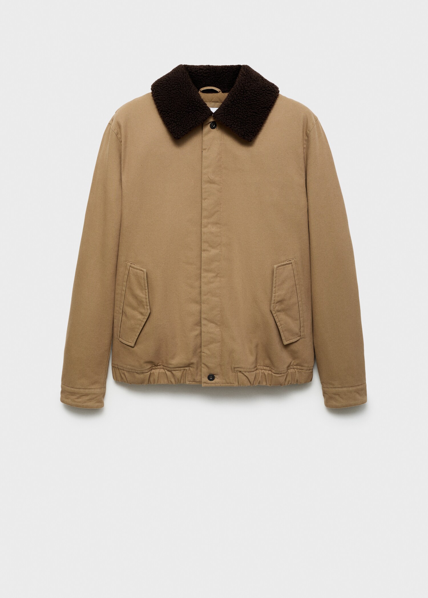 Gesteppte Jacke mit Shearling-Kragen - Artikel ohne Model