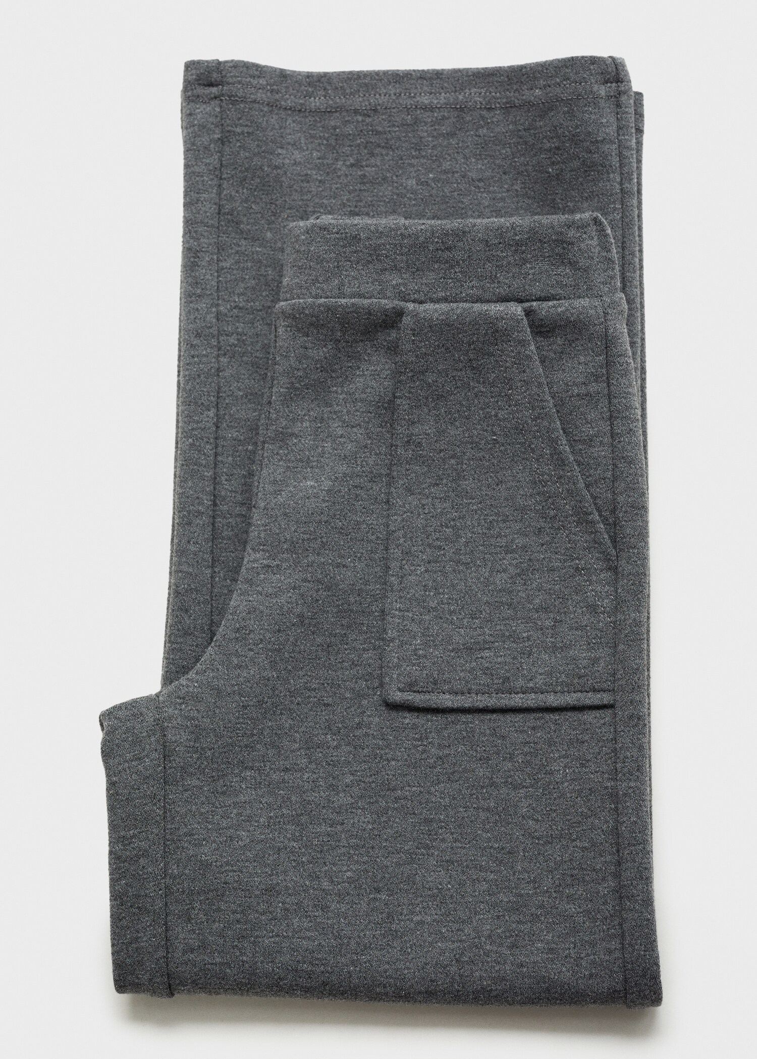 Straight knitted trousers - Details of the article 0