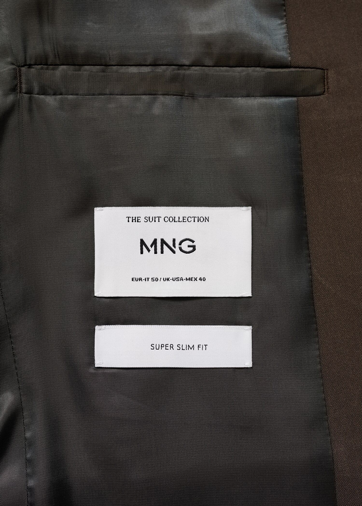 Oblekové sako super slim fit ze strečové látky - Detail zboží 0