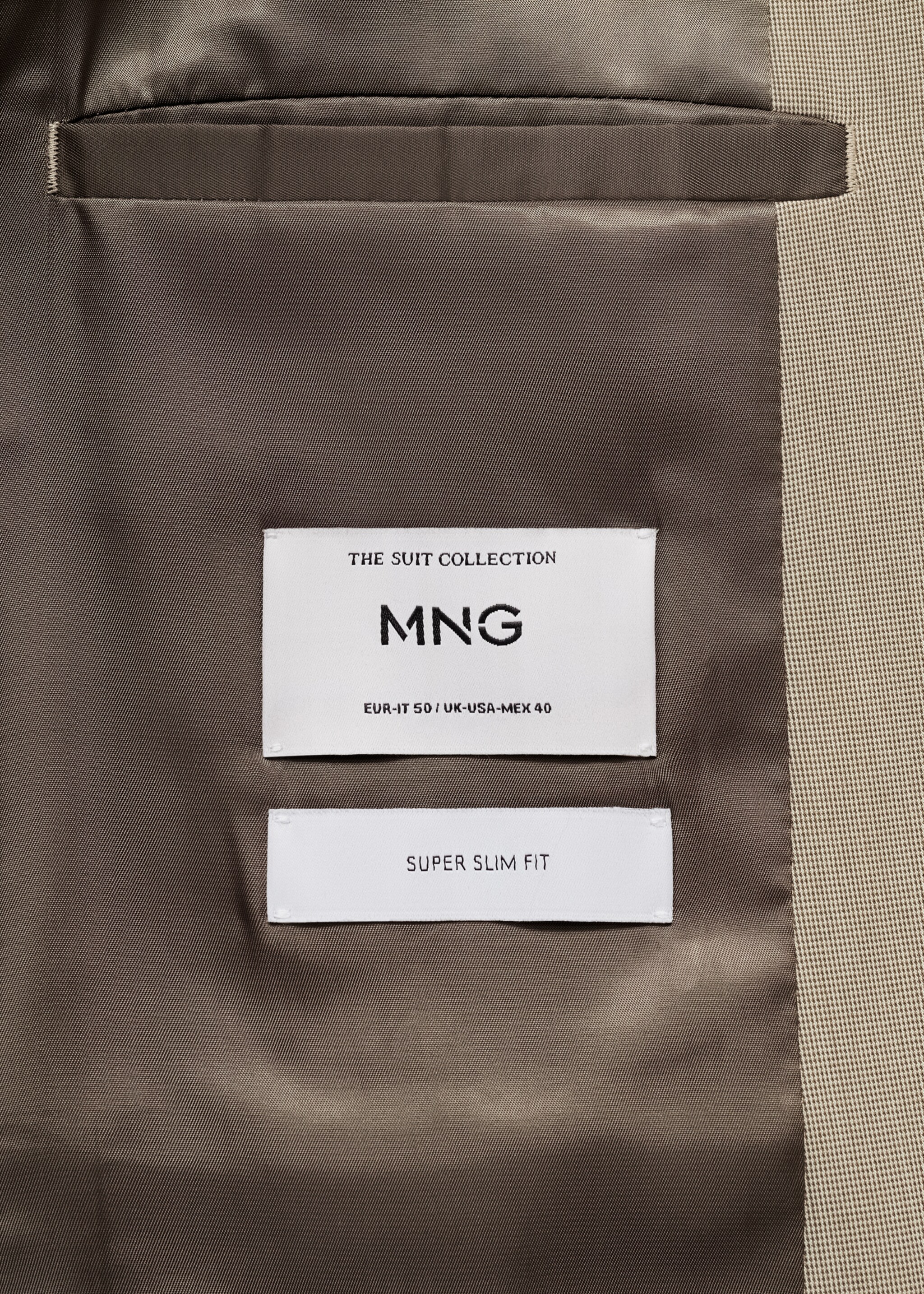 Giacca completo París super slim-fit - Dettaglio dell'articolo 0, Beige. Ref: 87050628-00.