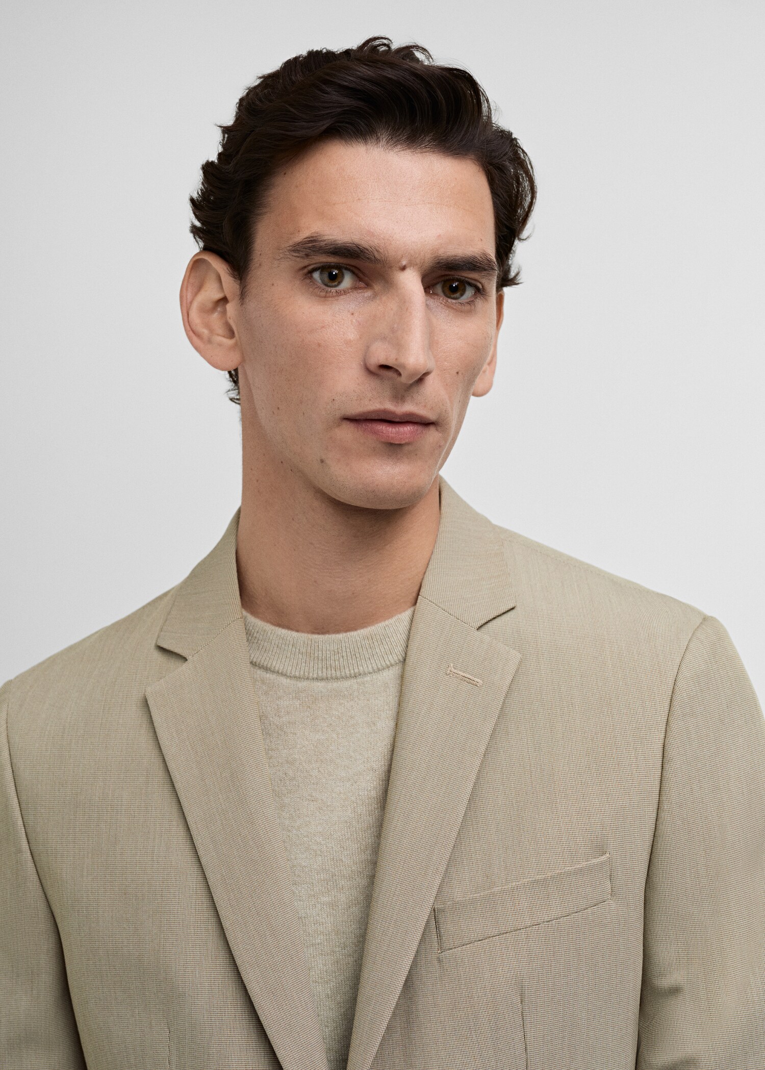 Oblekové sako super slim fit ze strečové látky - Detail zboží 1