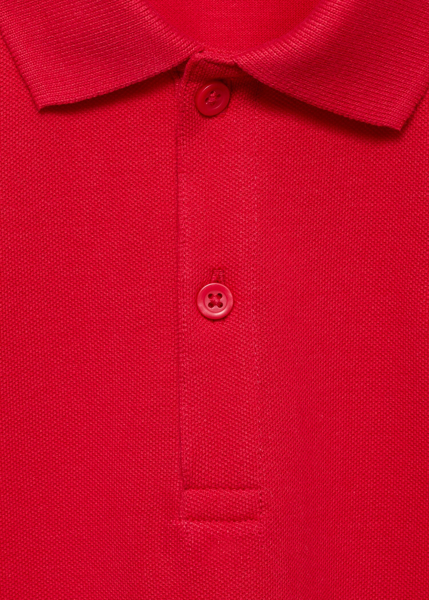 Kurzarm-Poloshirt aus Baumwolle - Detail des Artikels 8