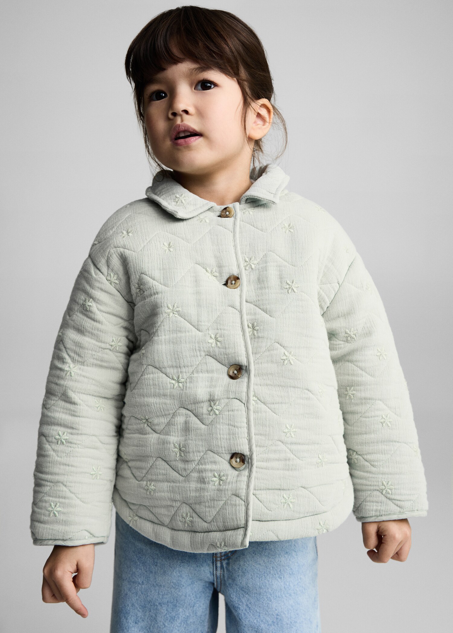 Cotton quilted jacket - Medium plane