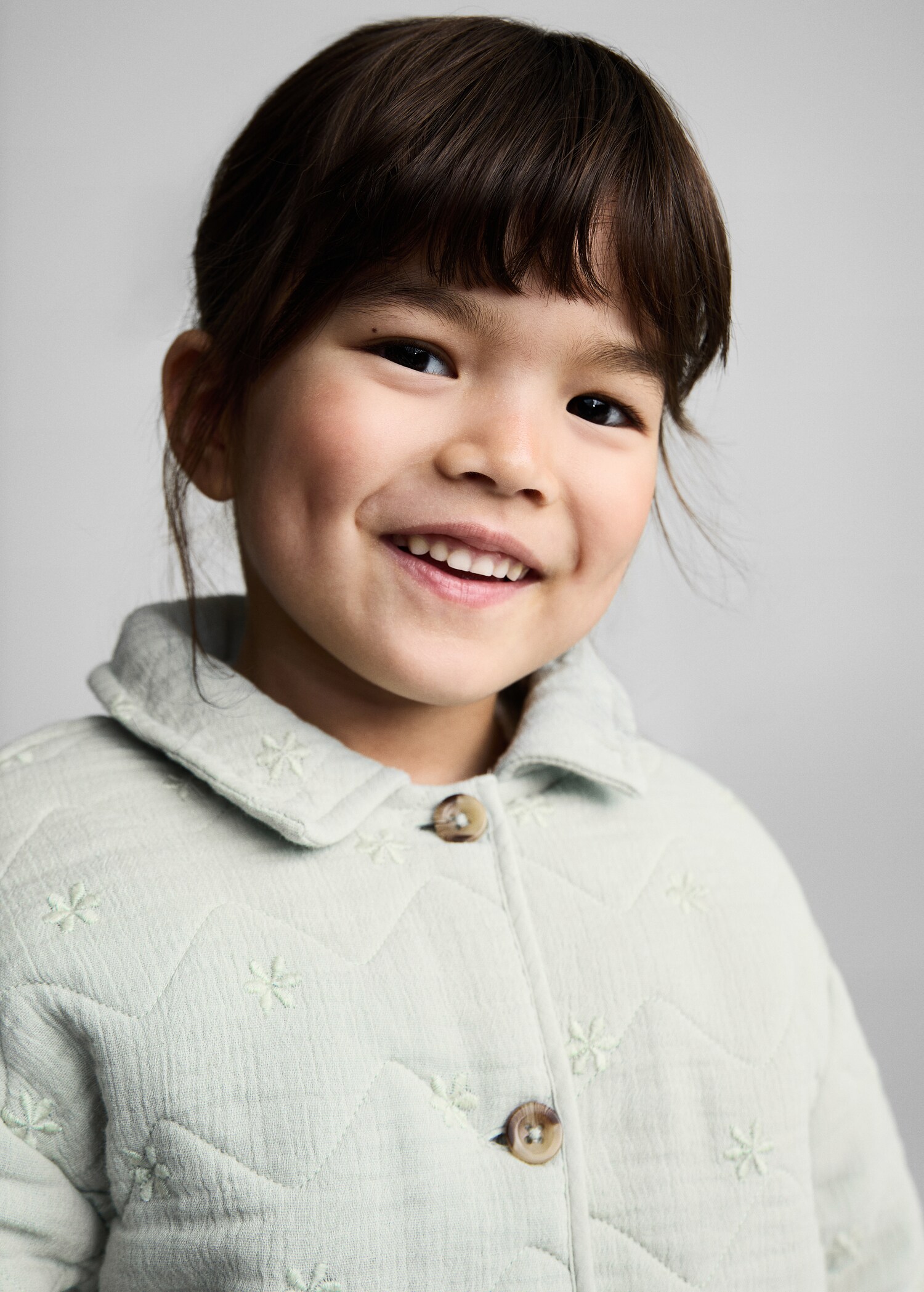 Cotton quilted jacket - Details of the article 1