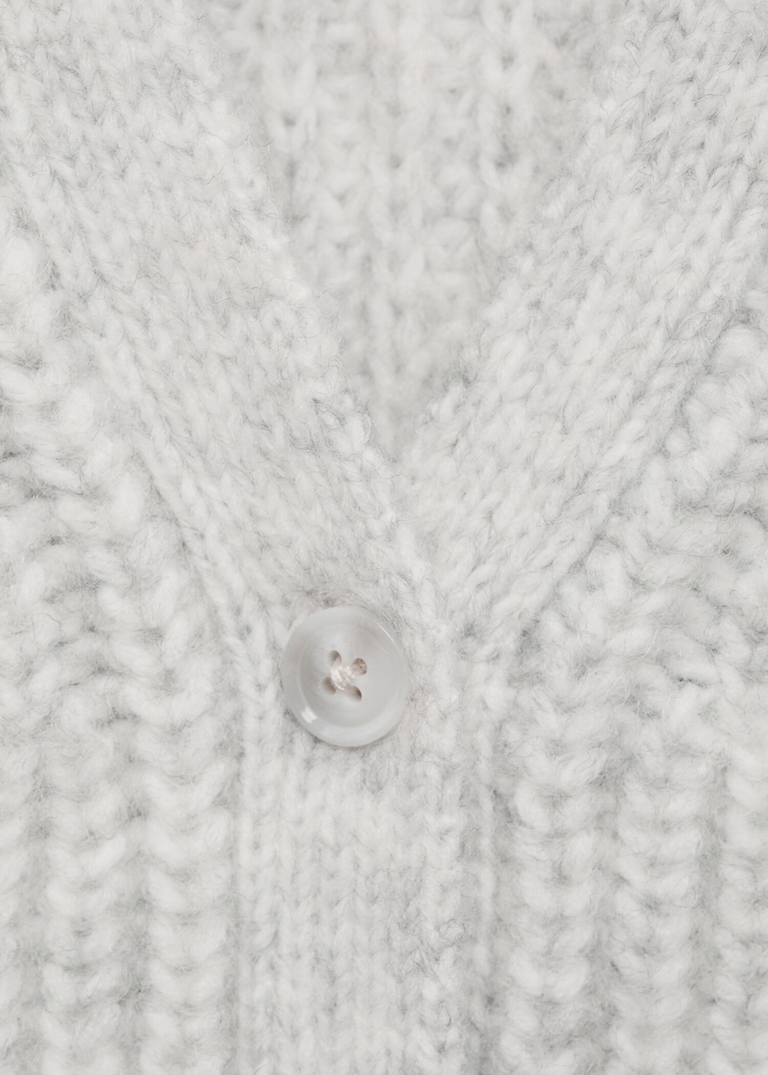 Knitted button cardigan - Details of the article 8