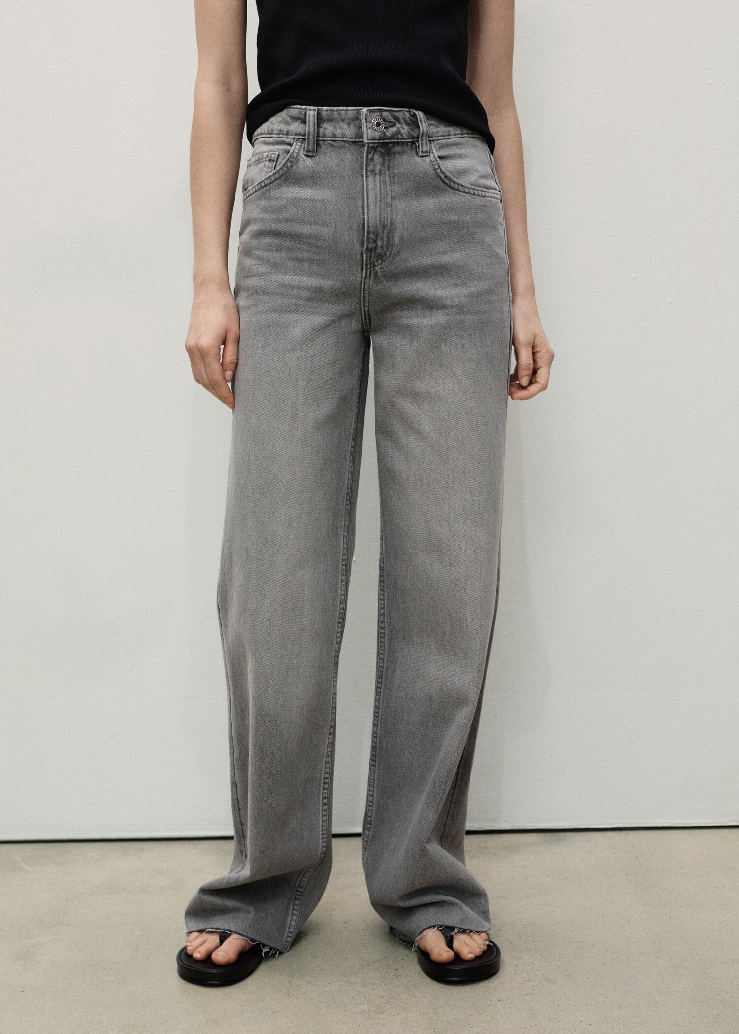 Danila high-waisted wide-leg jeans - Medium plane