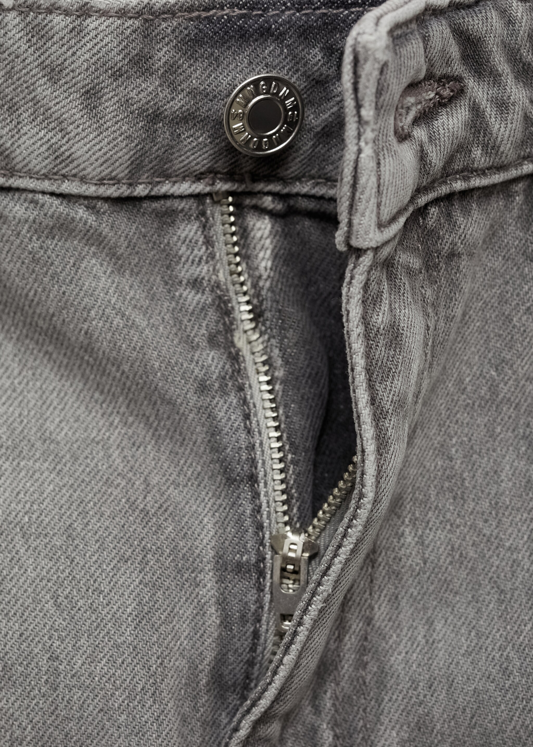 Danila high-waisted wide-leg jeans - Details of the article 0, Denim Grey. Ref: 87050641-00.