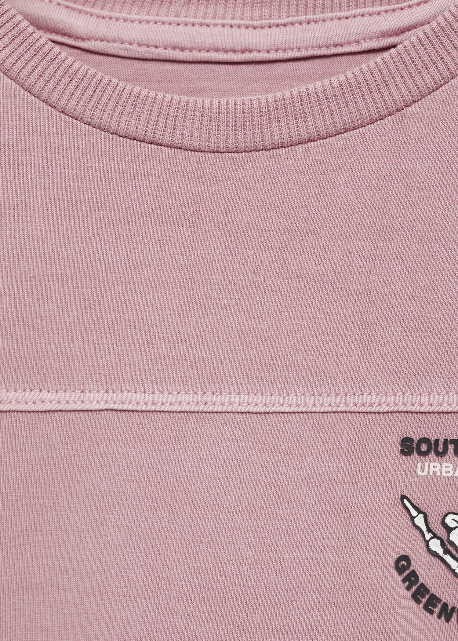 Washed-effect cotton t-shirt - Details of the article 8