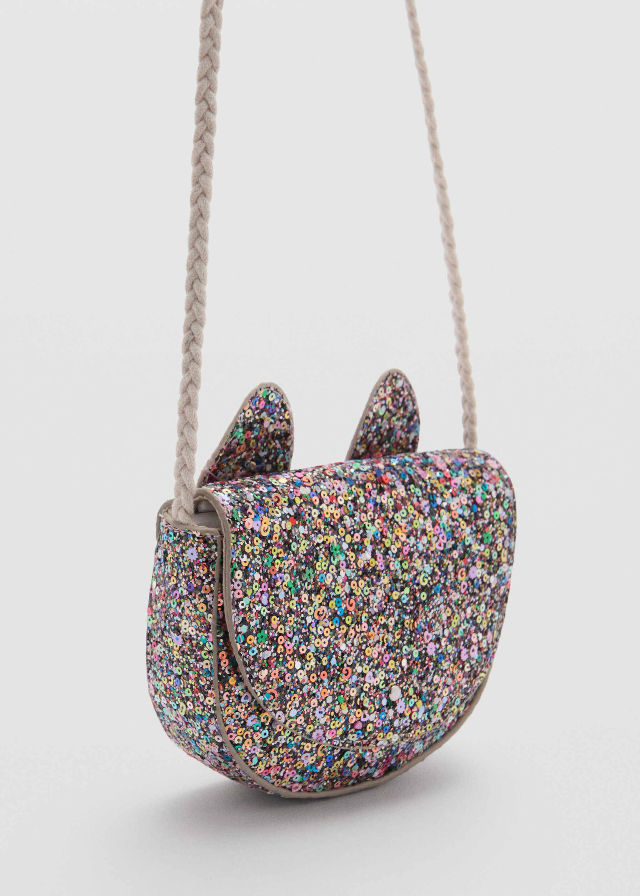 Glitter bag - Medium plane, Pink. Ref: 87050643-00.