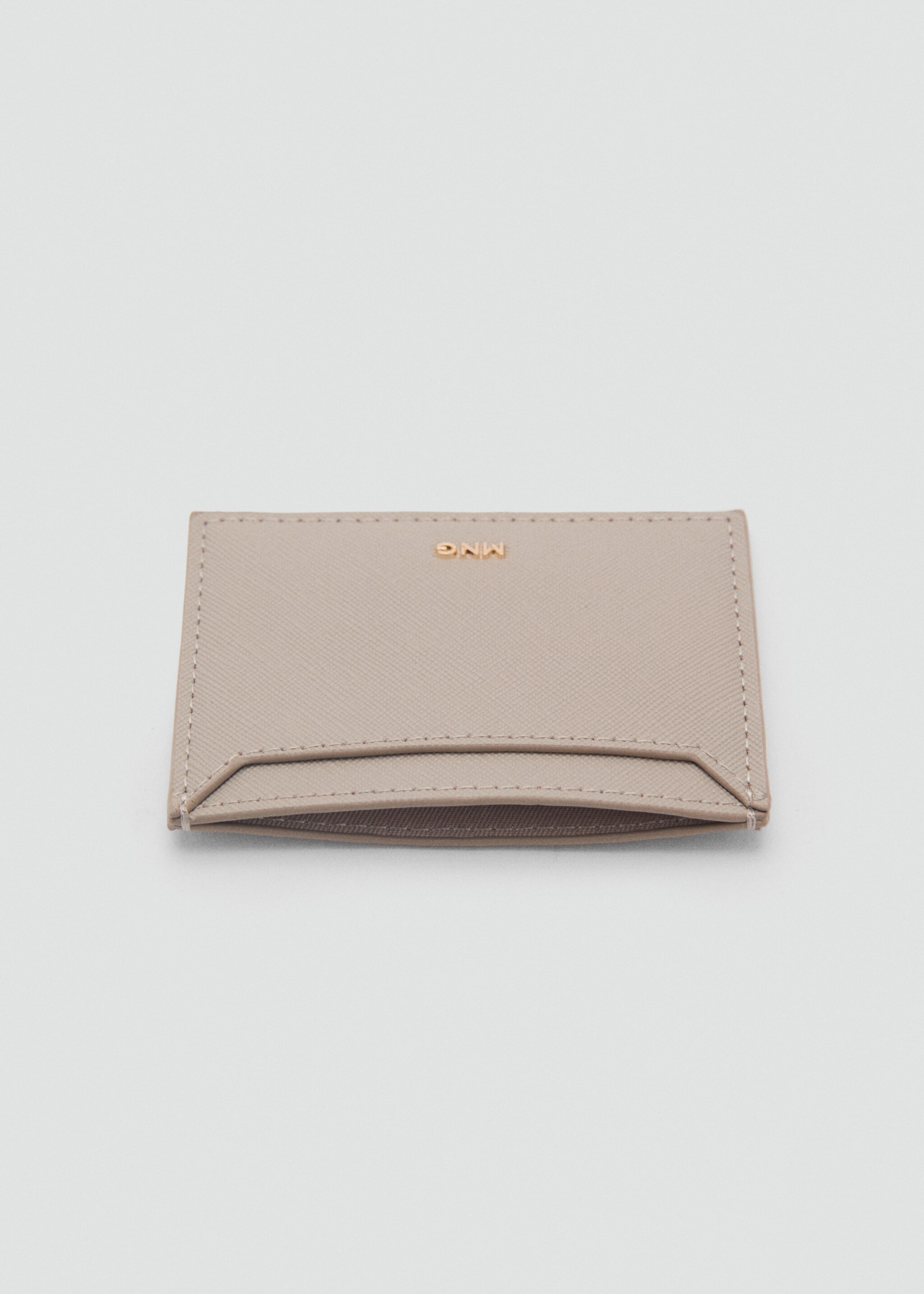 Kartenhalter in Saffiano-Optik - Detail des Artikels 1, Hellbraun/Pastellbraun. Ref: 87050646-00.