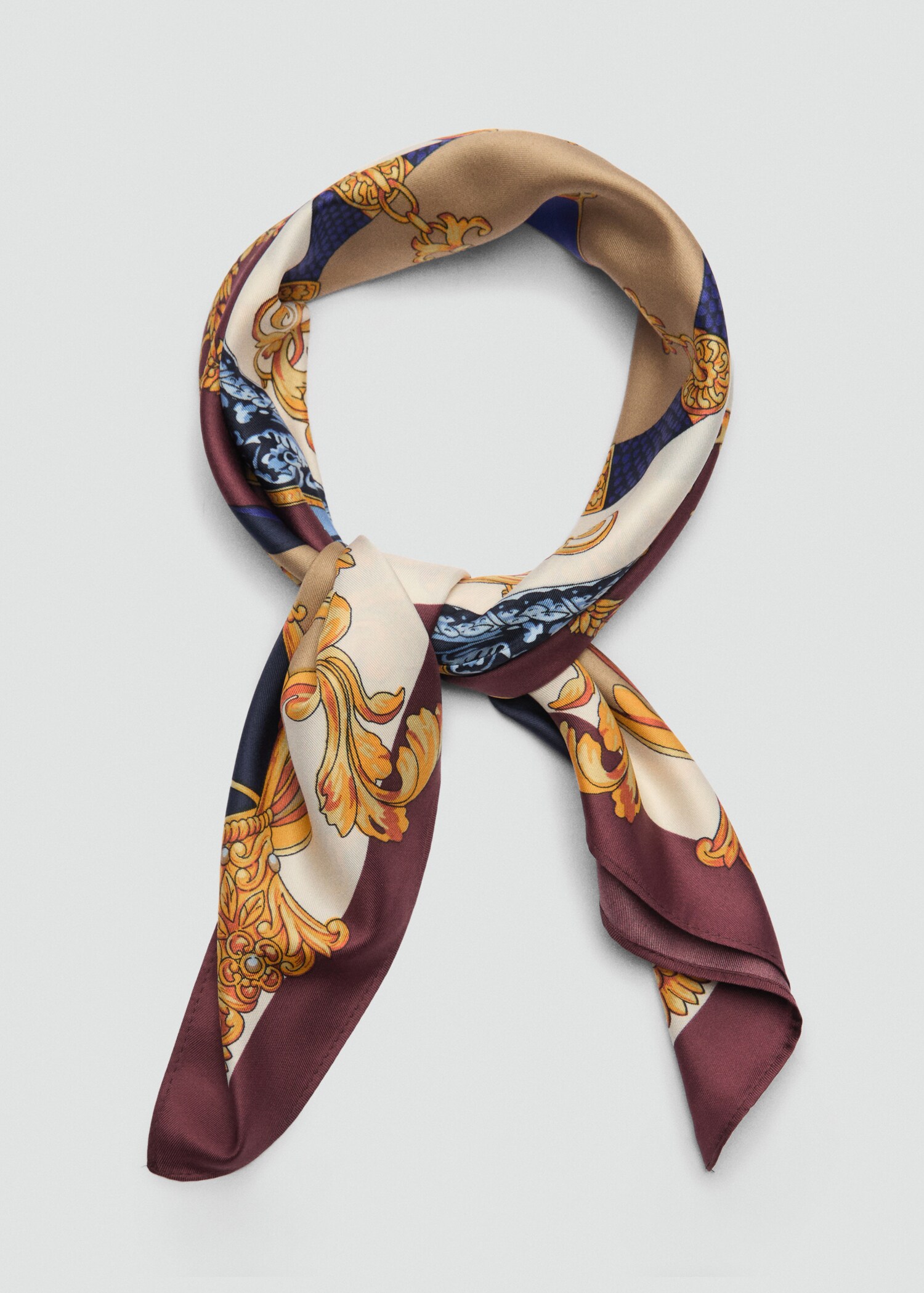 Vintage printed scarf - Details of the article 1