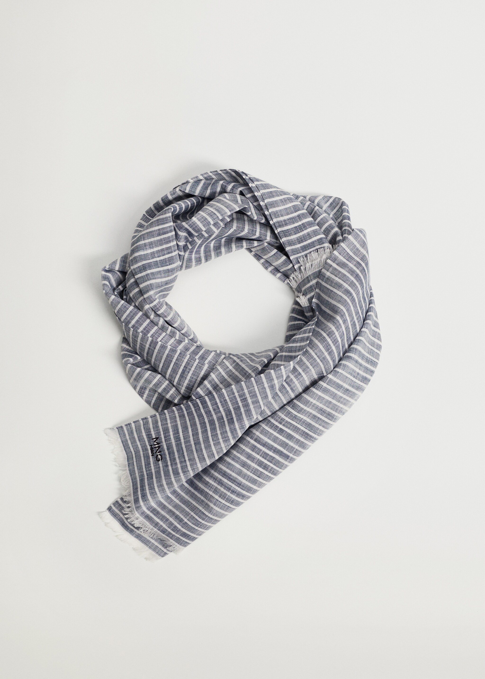 Fringed lines scarf - Article without model