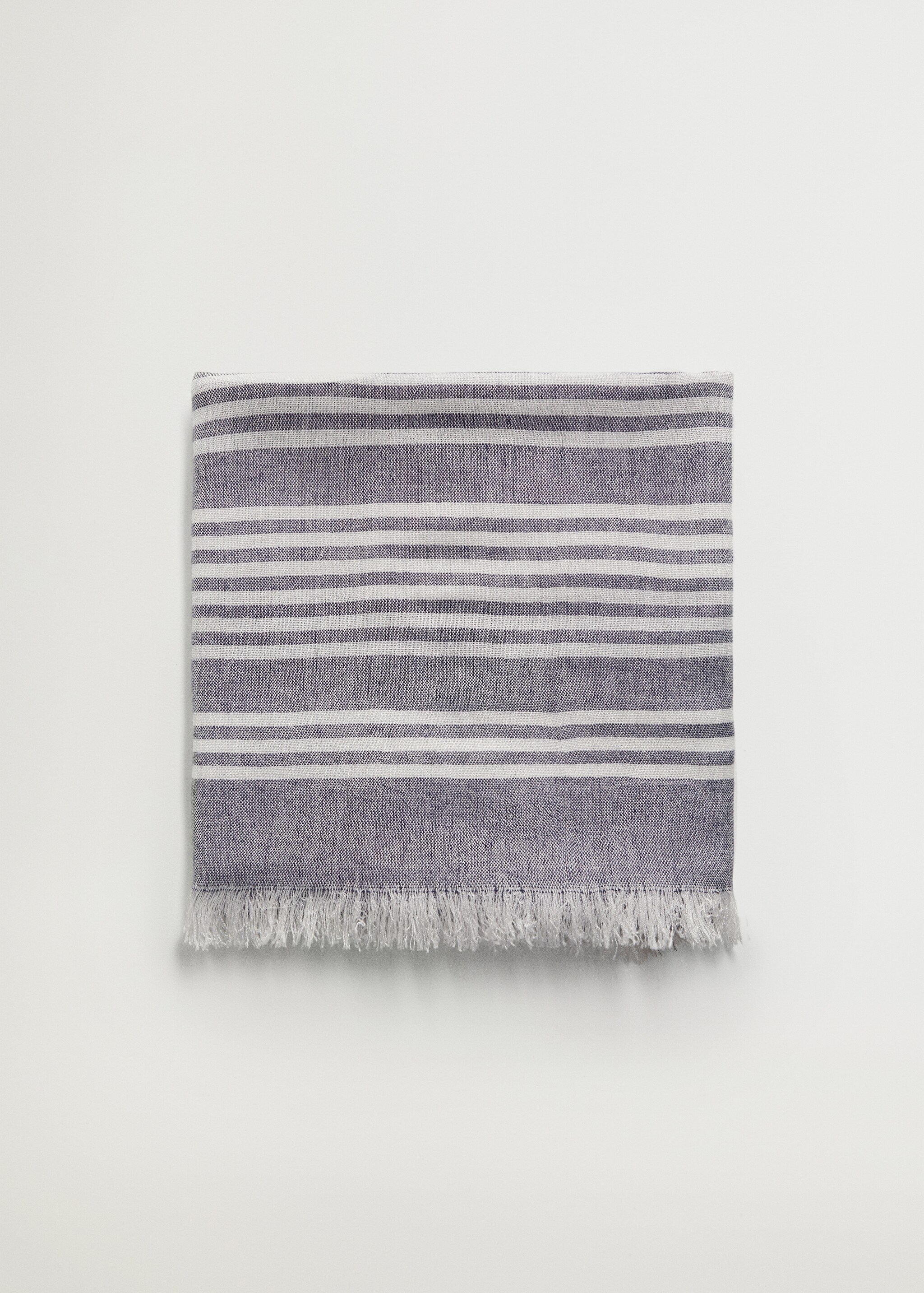 Striped lightweight scarf - Article without model