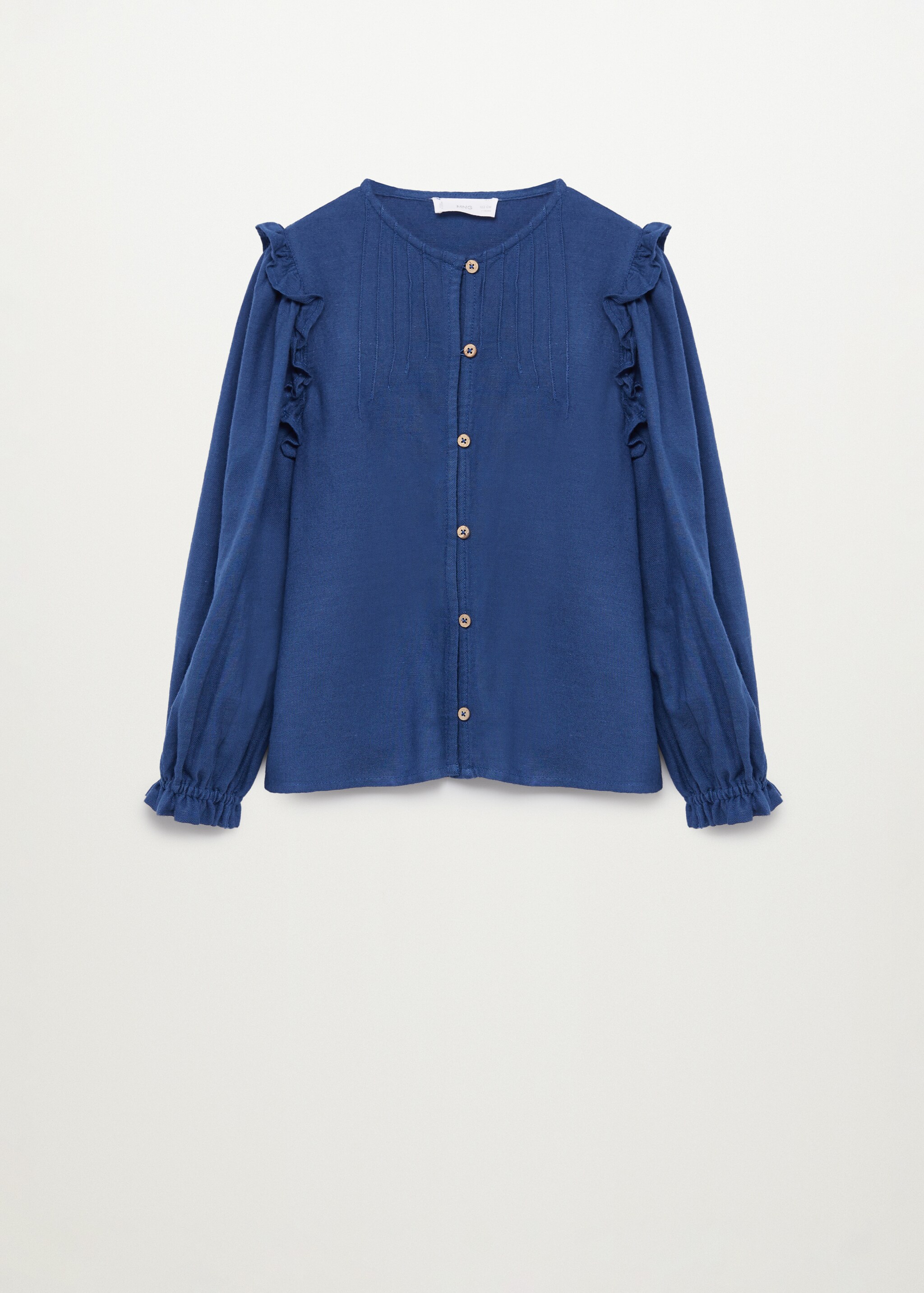 Blusa manga abullonada volantes - Artículo sin modelo