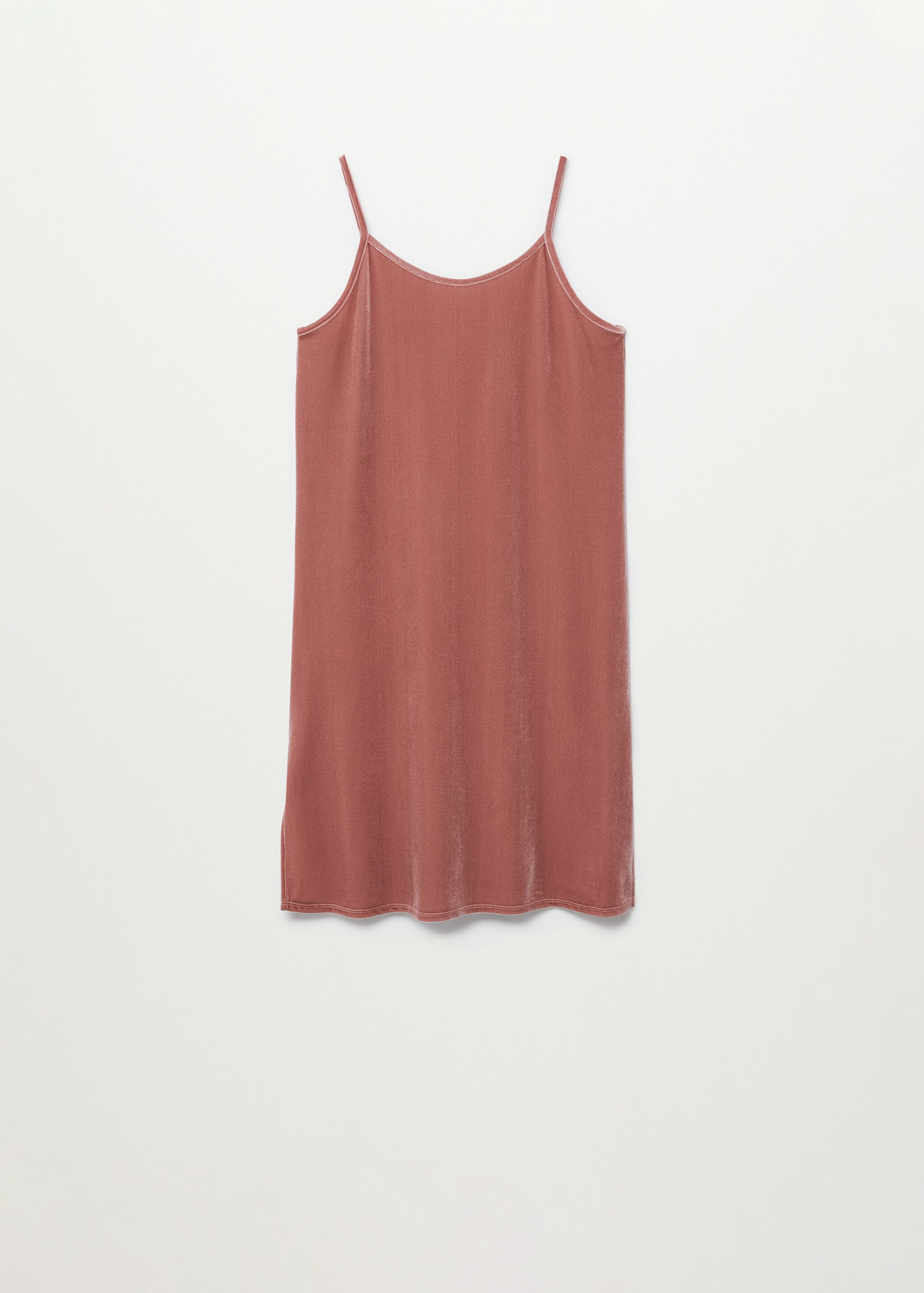 Velvet short dress - Article without model