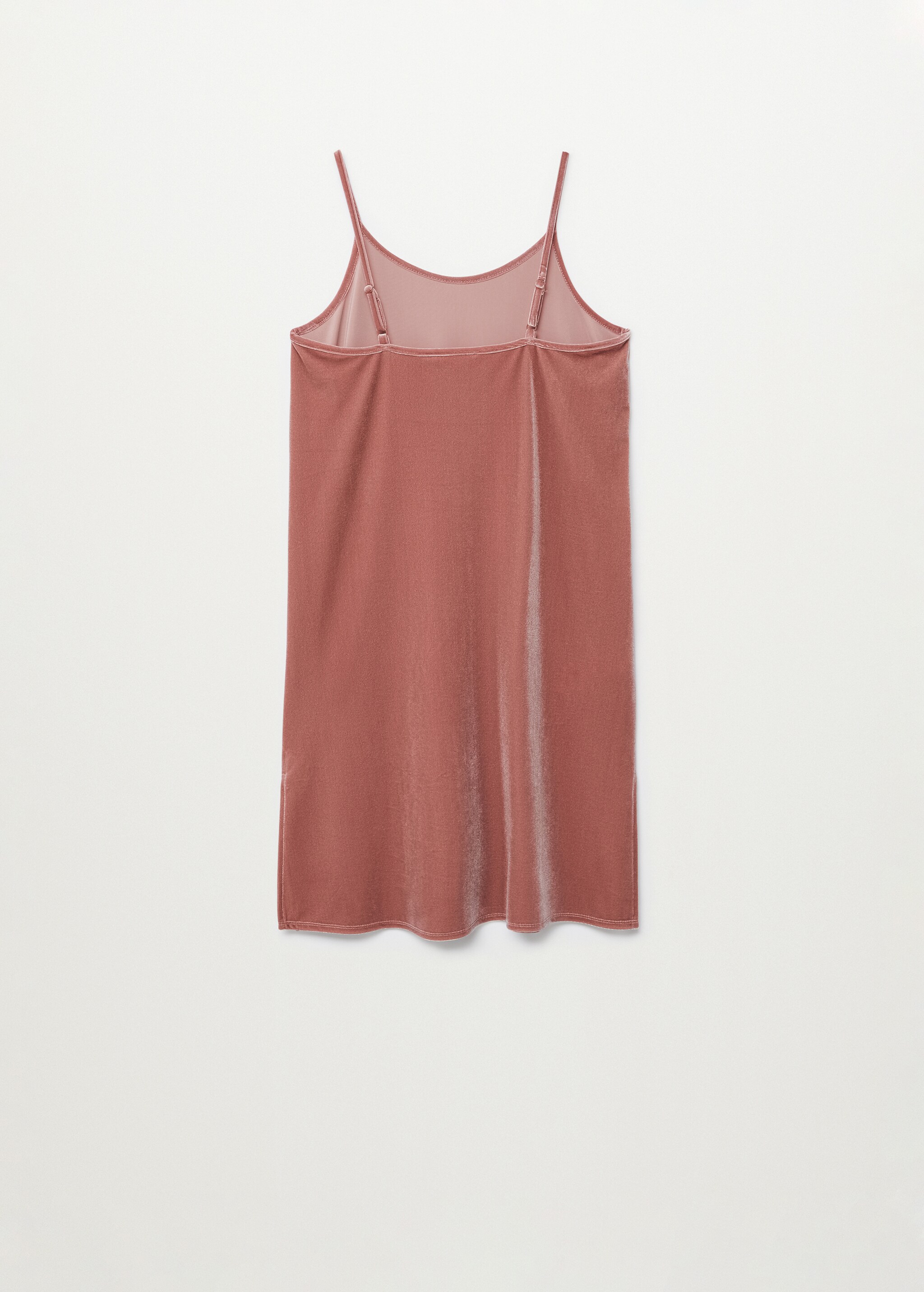 Velvet short dress - Reverse of the article