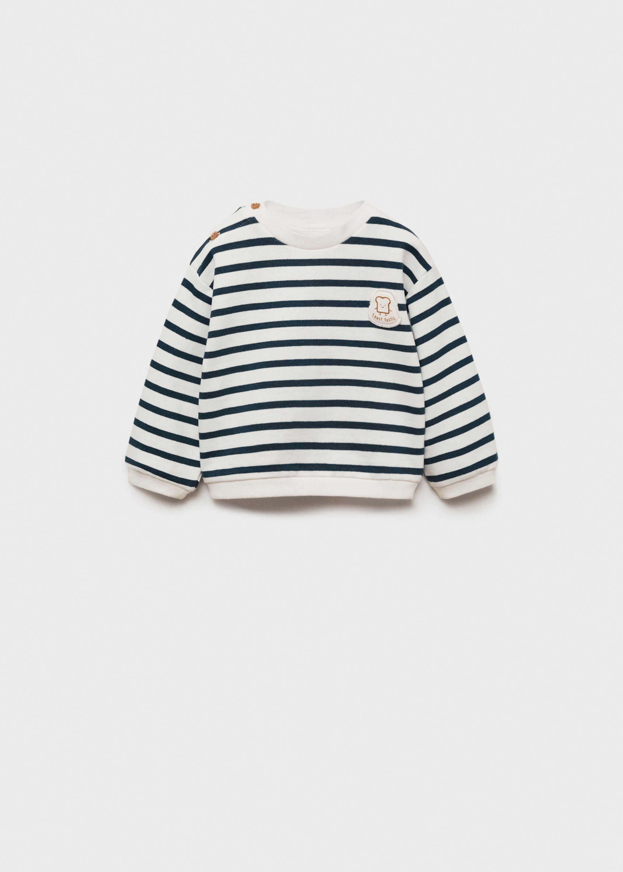 Sudadera algodón rayas - Artículo sin modelo, Azul marino oscuro. Ref: 87051052-00.