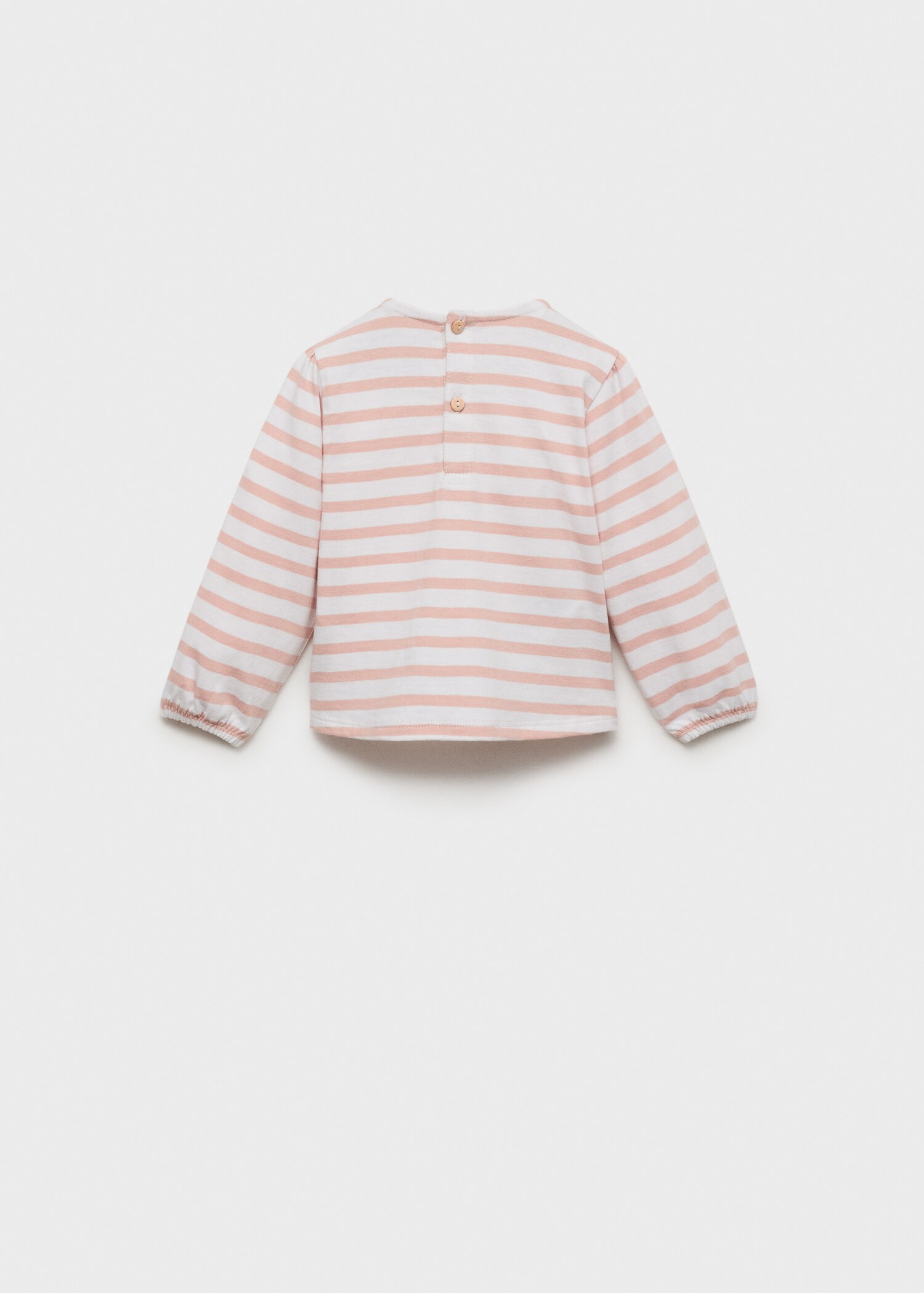 Camiseta algodón rayas - Reverso del artículo