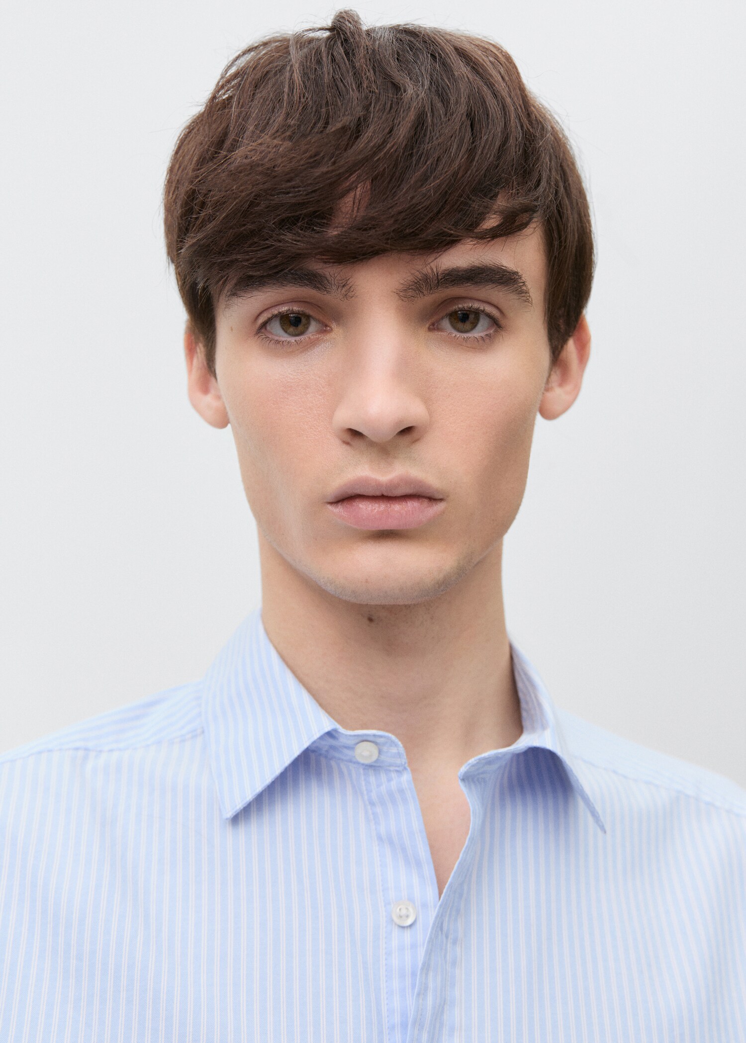 Striped cotton shirt - Details of the article 1