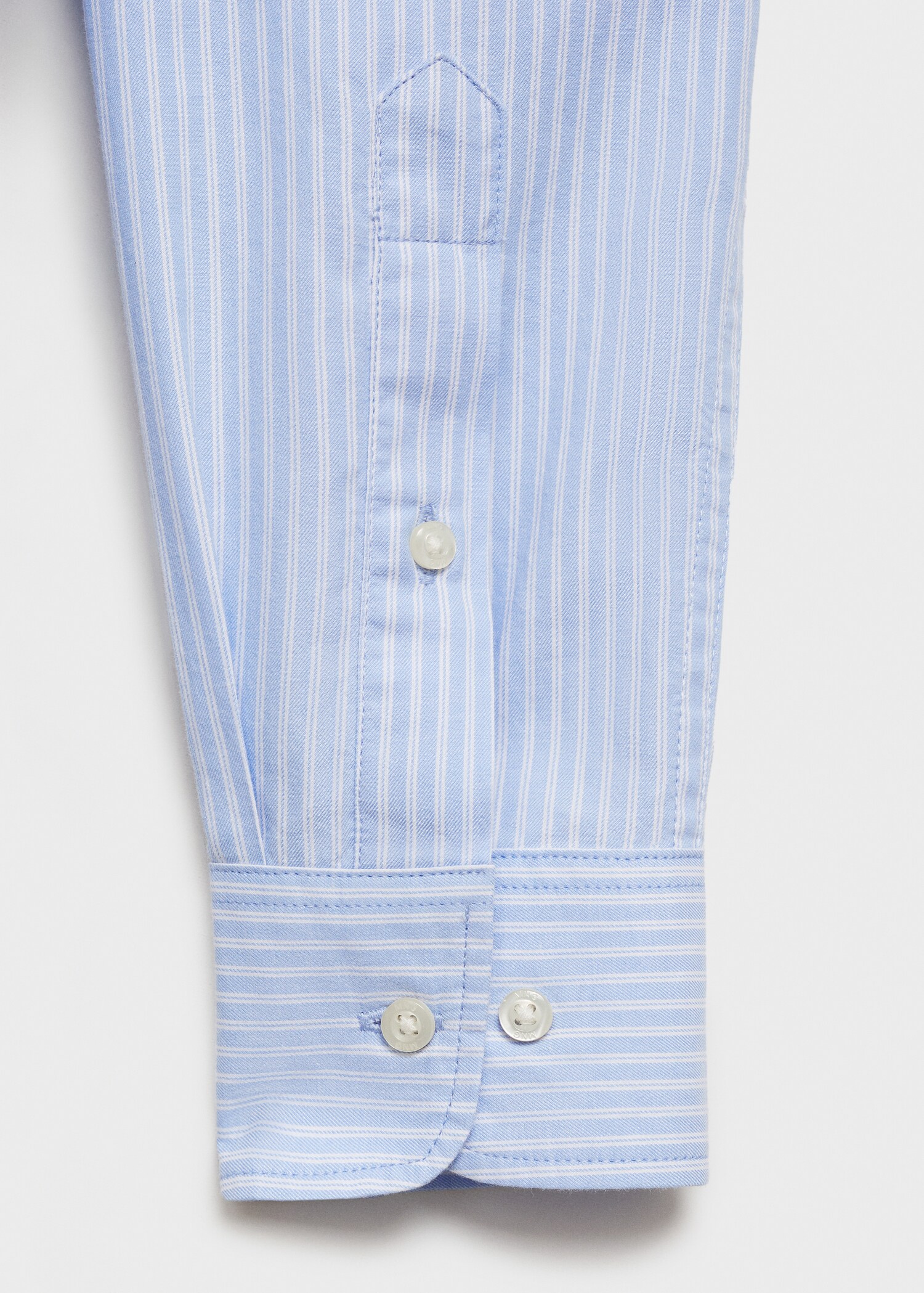 Striped cotton shirt - Details of the article 8