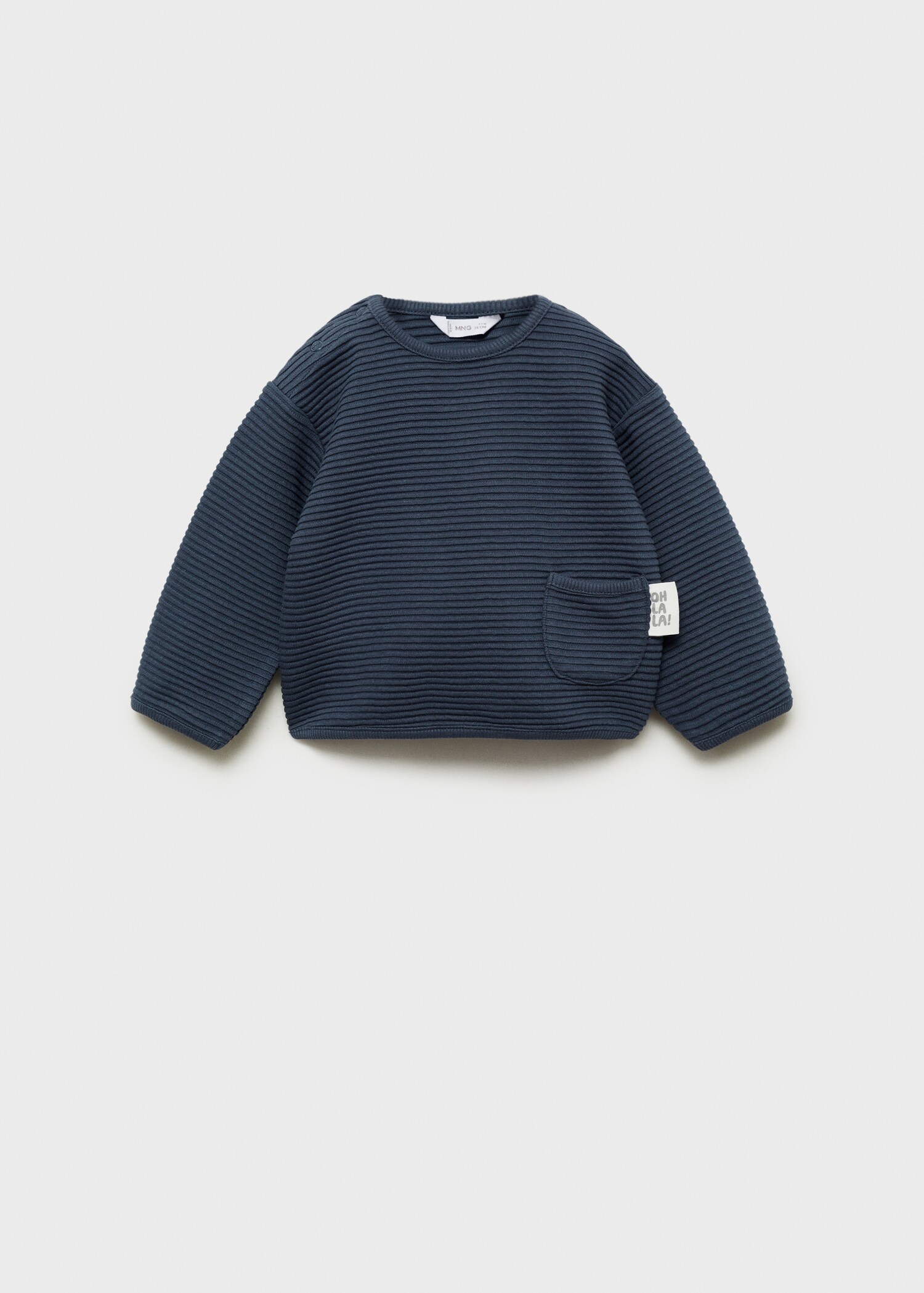 Φούτερ πλεκτό ανάγλυφο - Προϊόν χωρίς μοντέλο