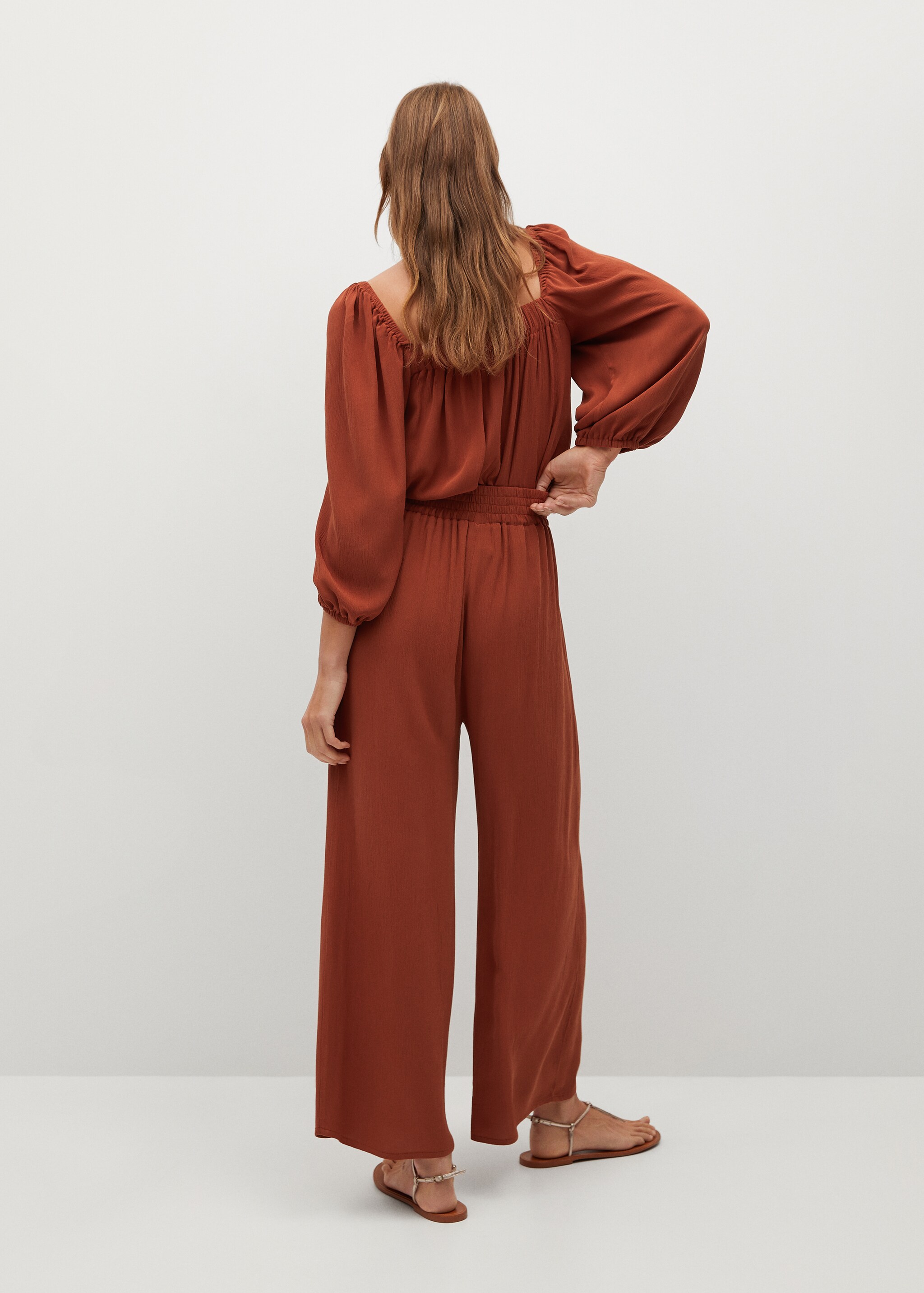 Pantalón culotte cinturón - Reverso del artículo