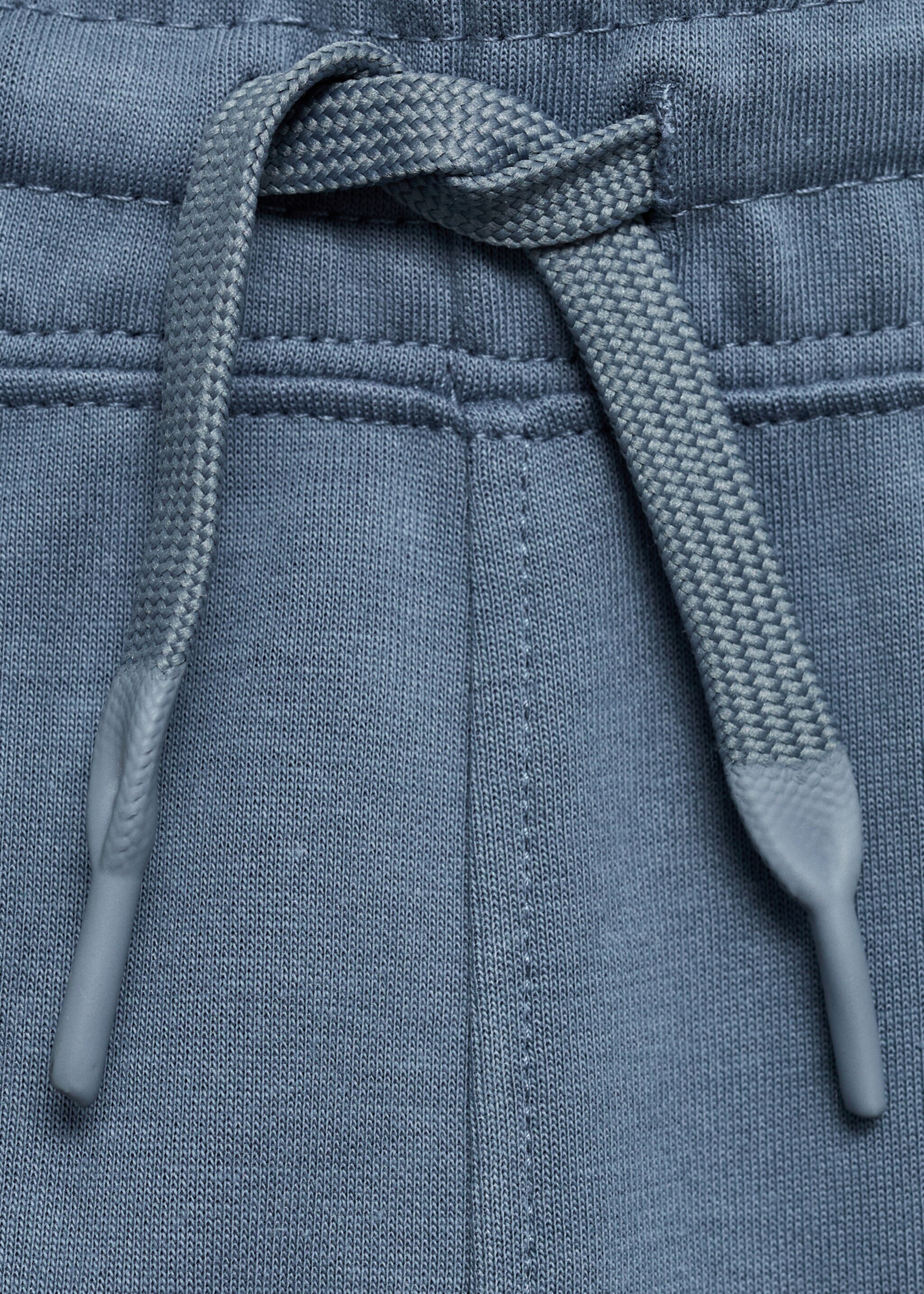 Jogger trousers with elastic waist - Details of the article 0, Blue. Ref: 87051512-00.