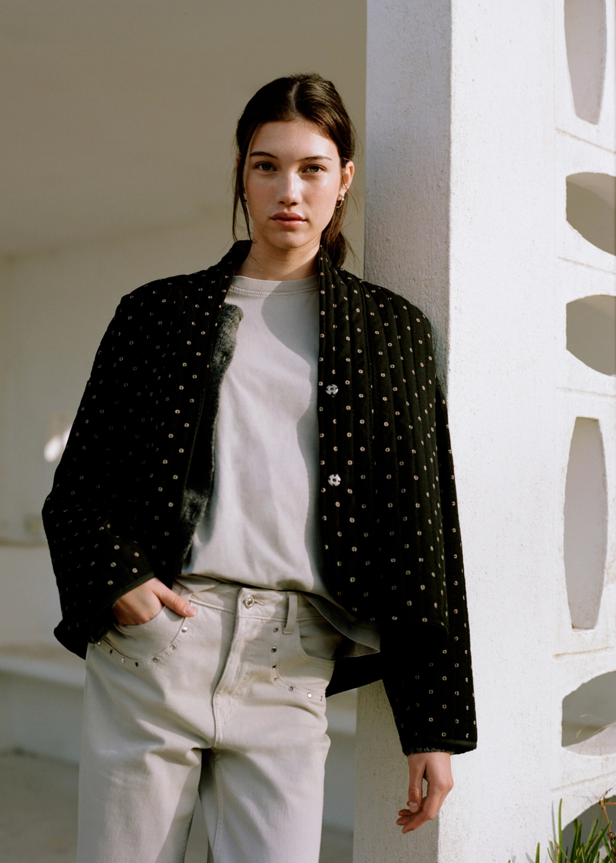 Blouson matelassé coton - Détail de l'article 5, Noir. Ref: 87051513-00.