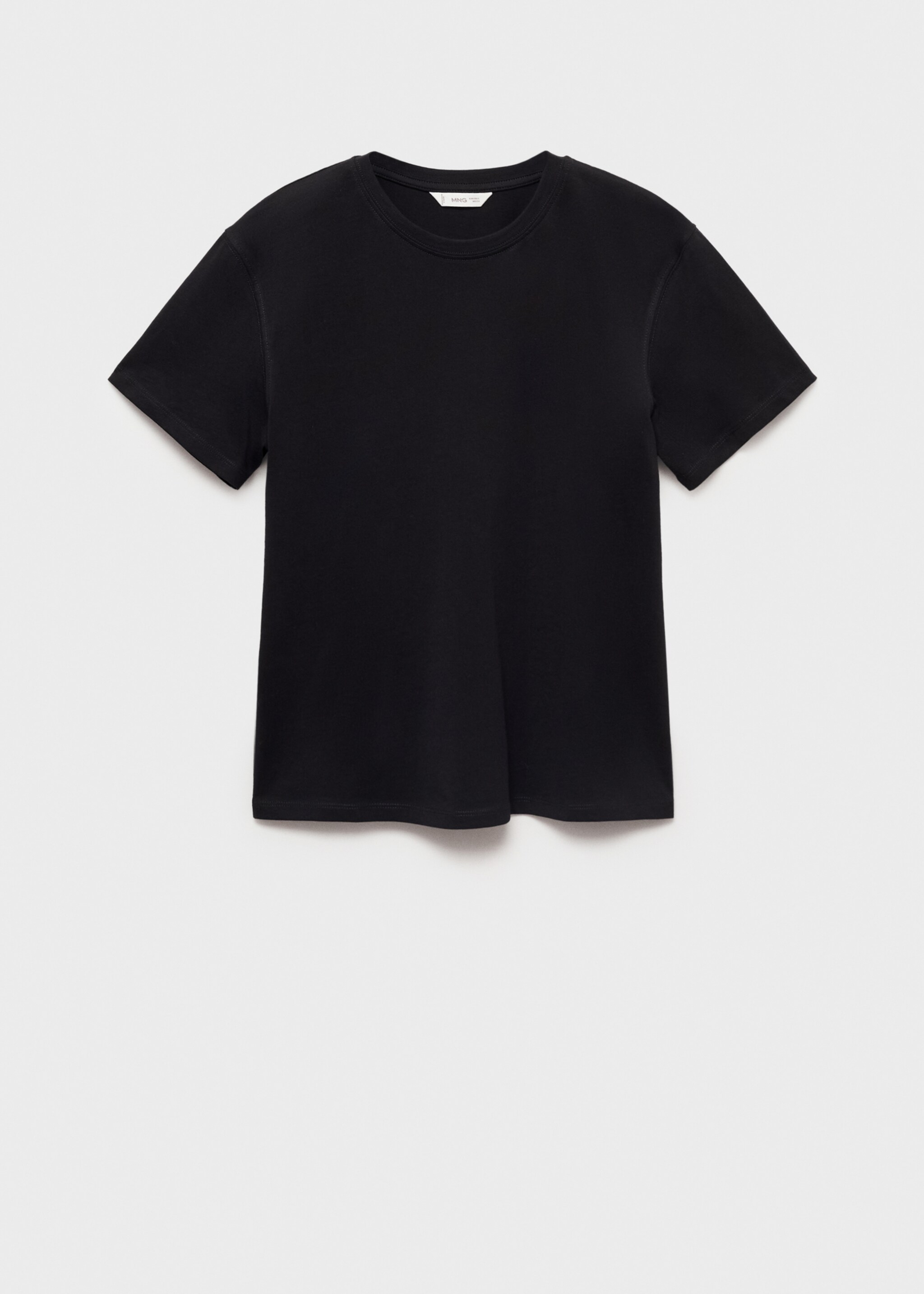 T-Shirt mit gestanztem Blitz-Motiv - Artikel ohne Model, Schwarz. Ref: 87051515-00.