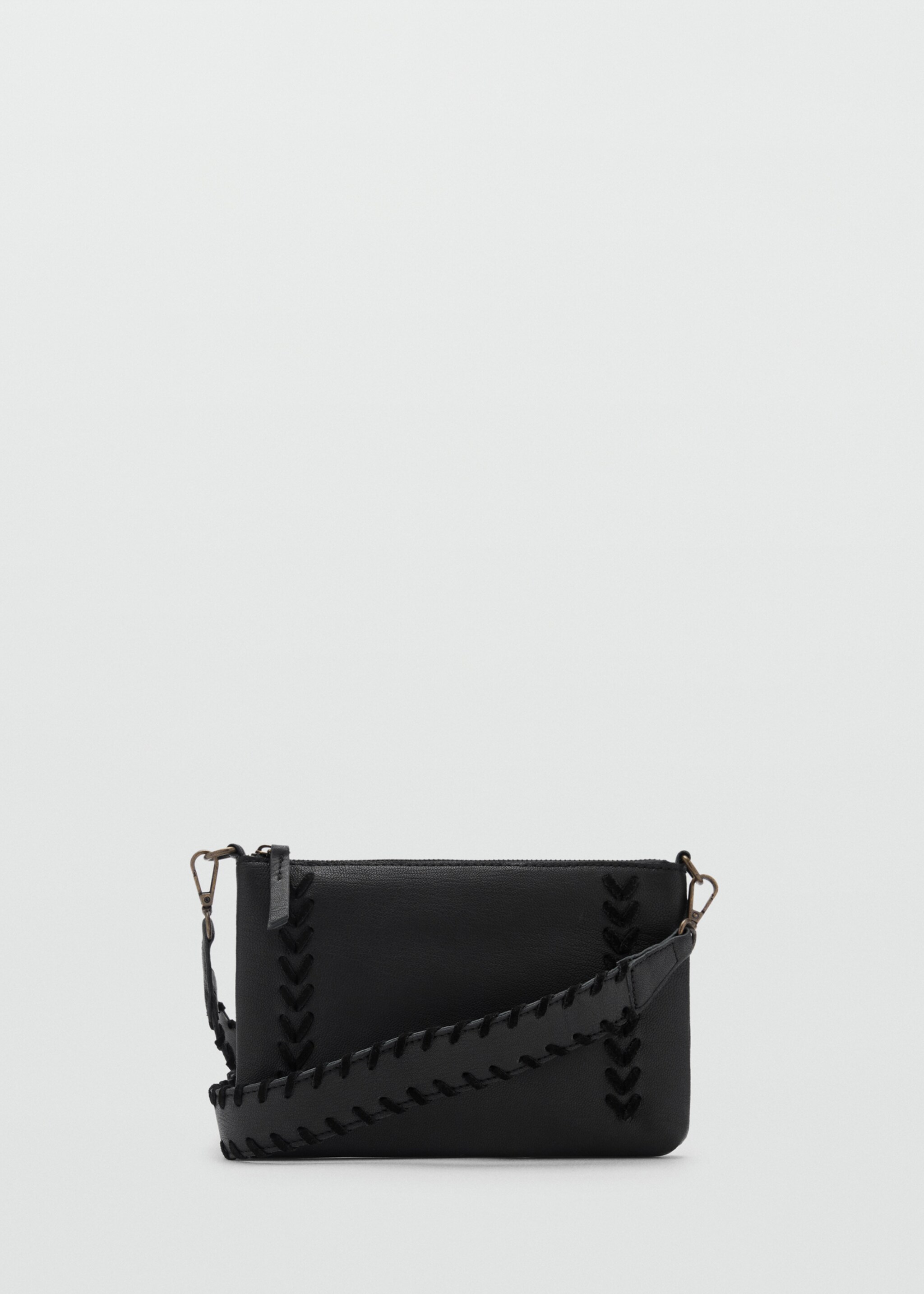 Leather envelope bag - Article without model, Black. Ref: 87051518-00.