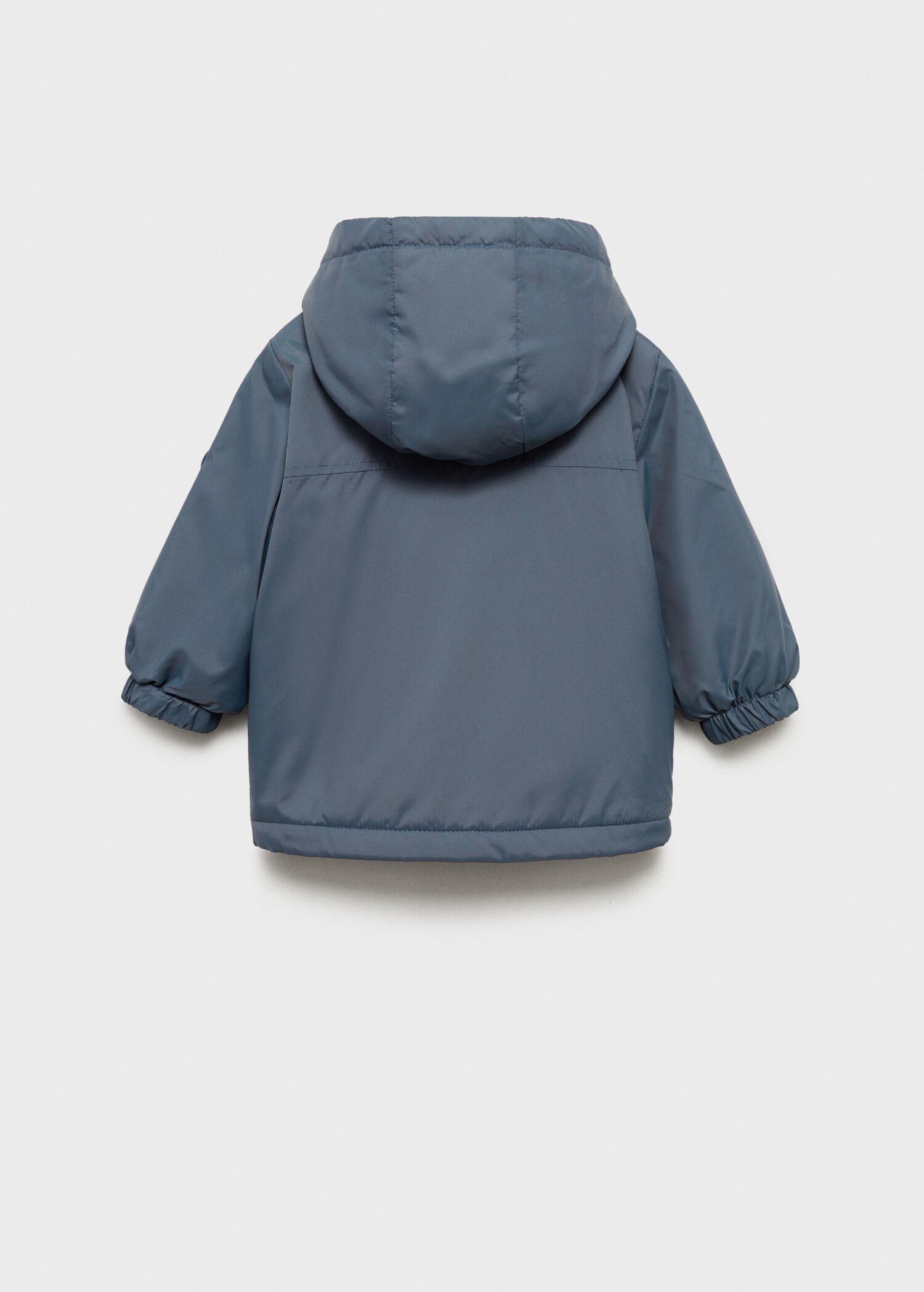 Hood puffer coat - Reverse of the article