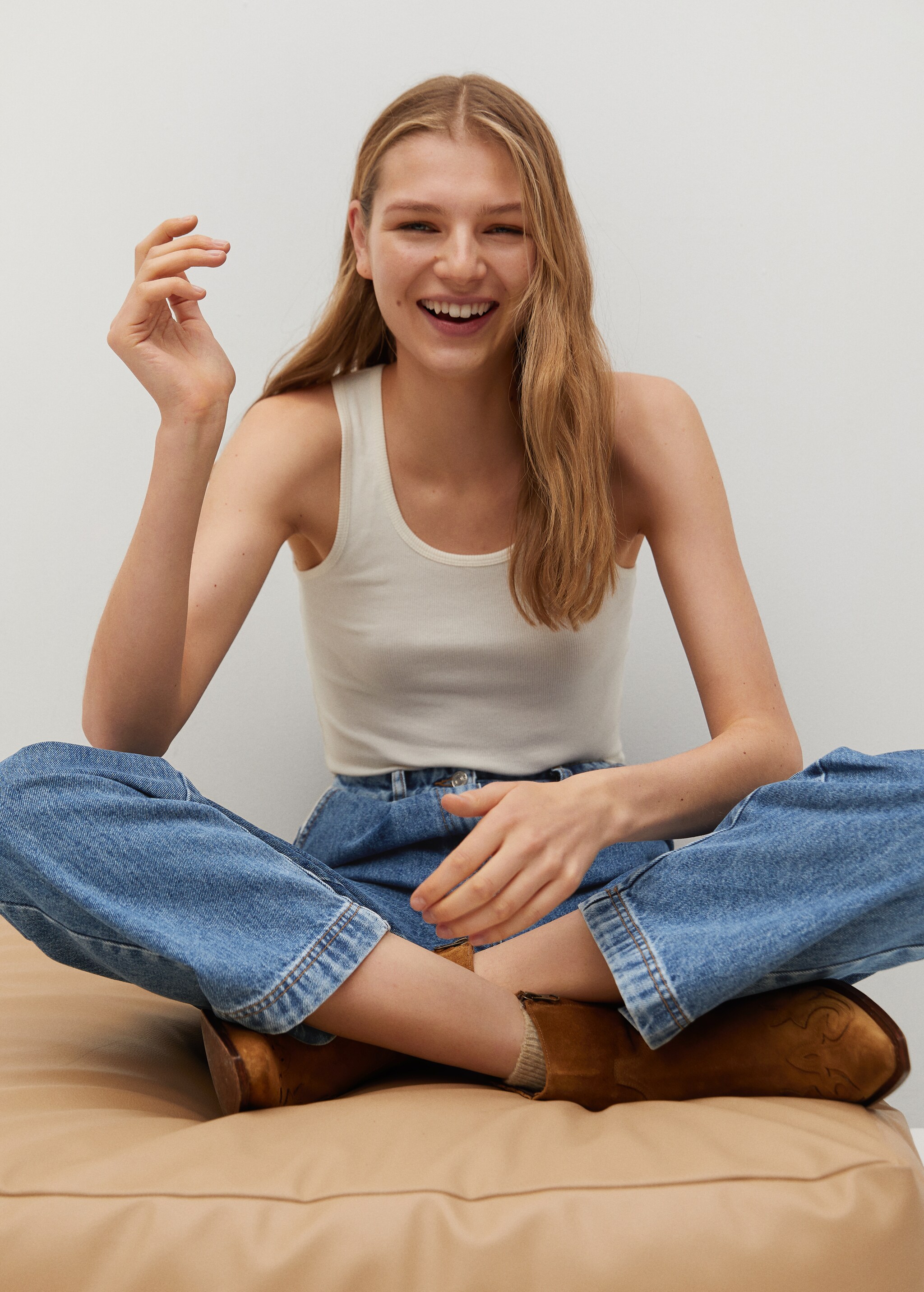 Jeans pinzas tiro alto - Detalle del artículo 4