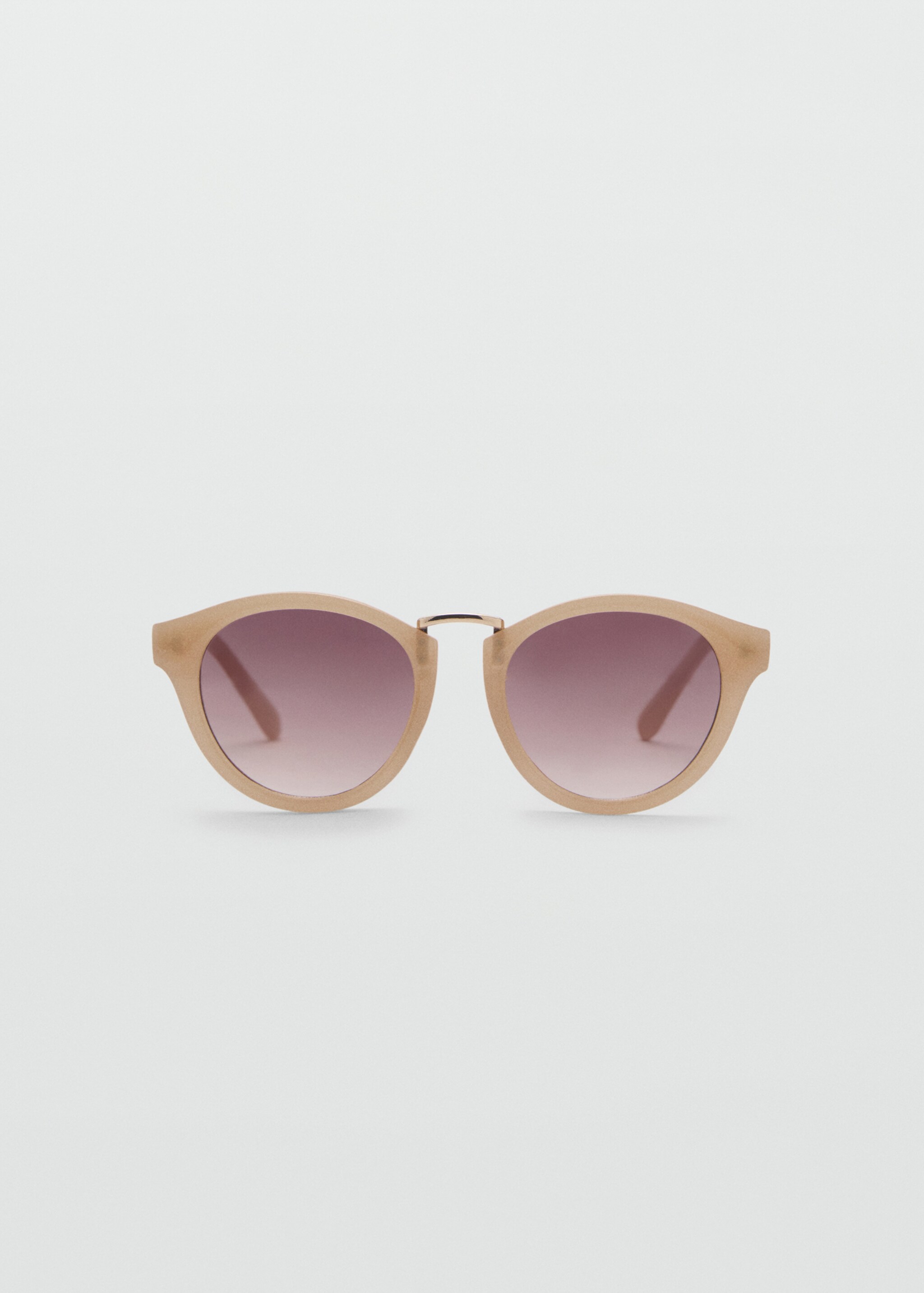 Metal bridge sunglasses - Article without model, Vanilla. Ref: 87052535-00.
