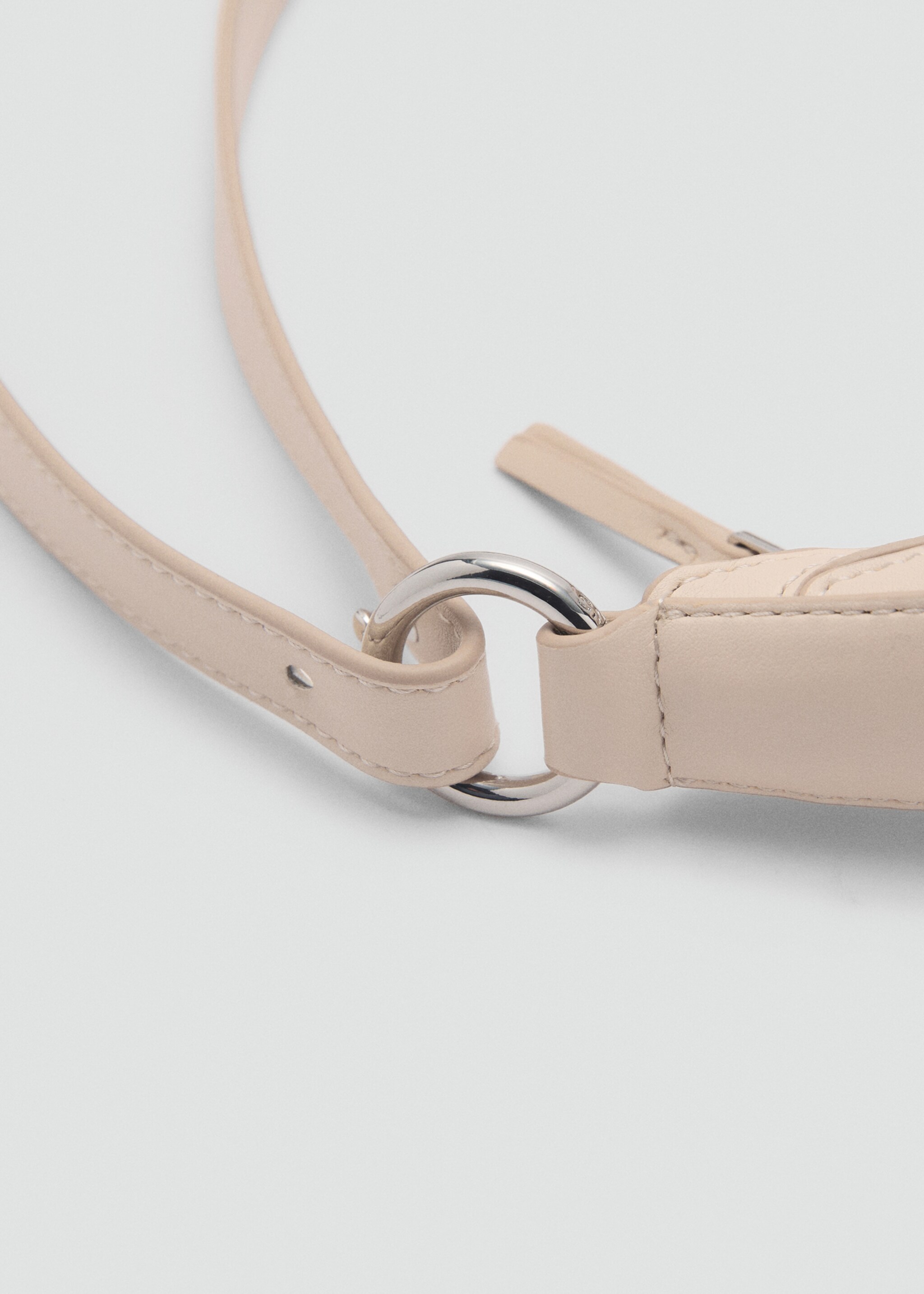 Oval shoulder bag - Details of the article 3, Off White. Ref: 87052537-00.
