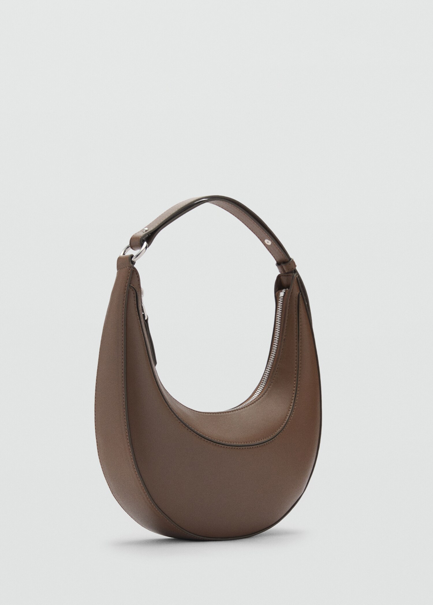 Oval shoulder bag - Medium plane