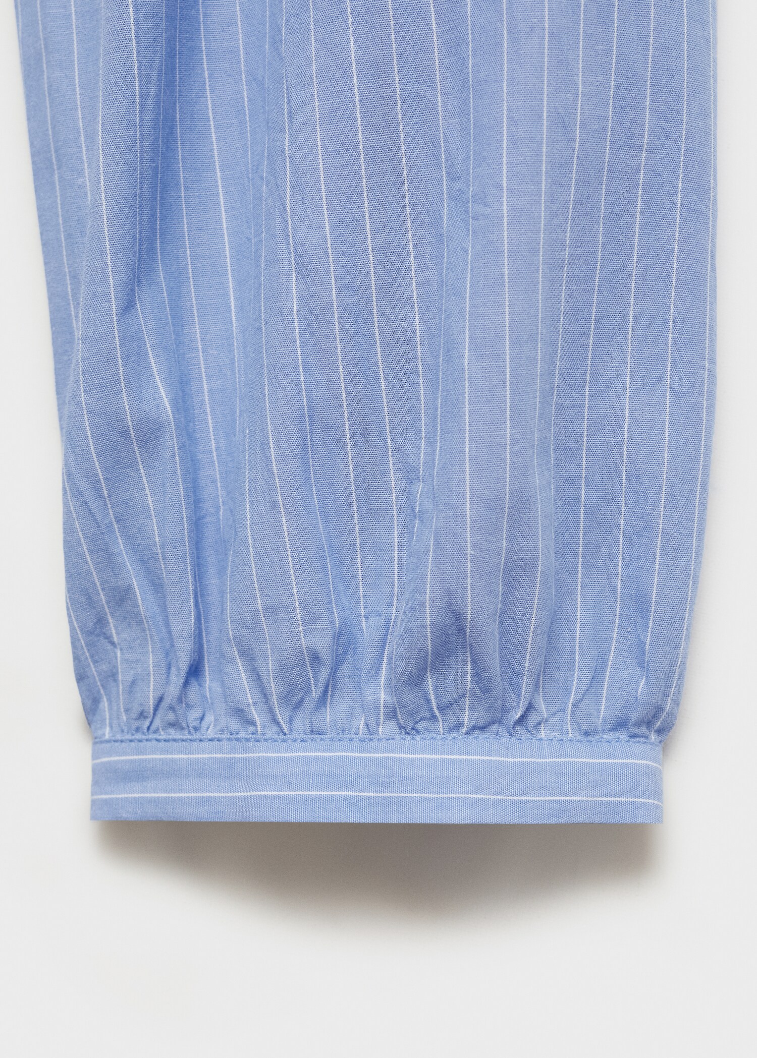 Striped bow blouse - Details of the article 0