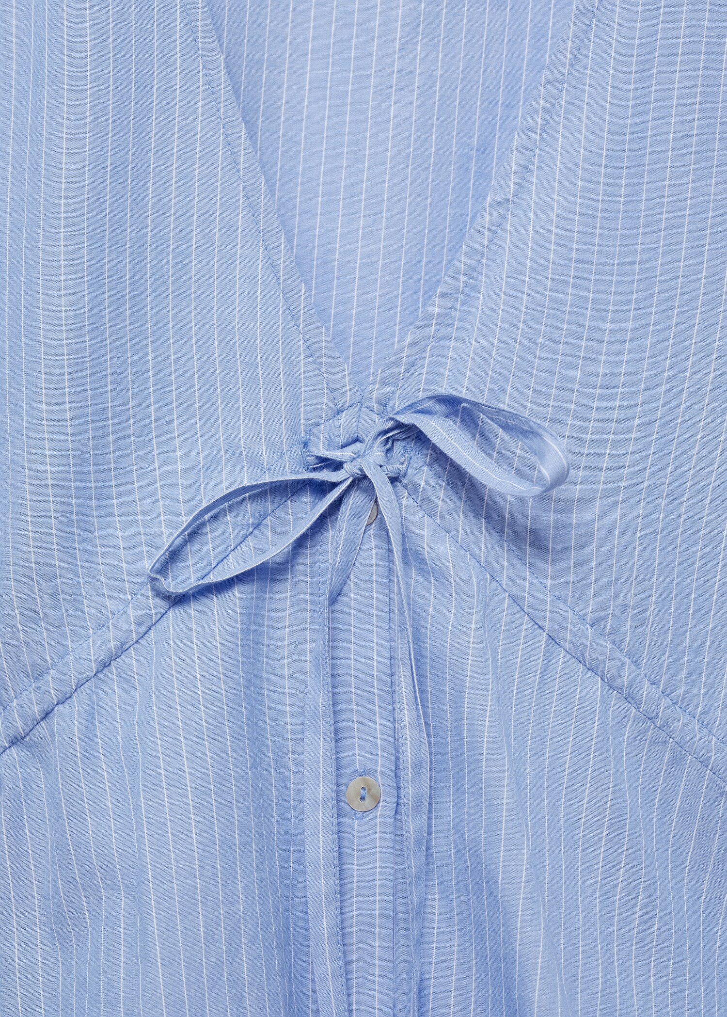 Striped bow blouse - Details of the article 8