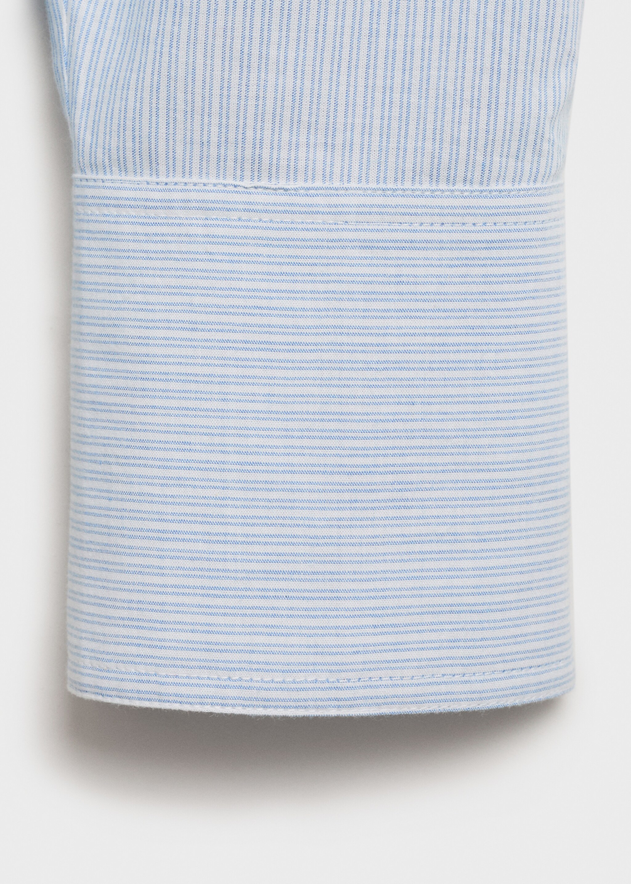 Striped shirt - Details of the article 0, Sky Blue. Ref: 87052541-00.