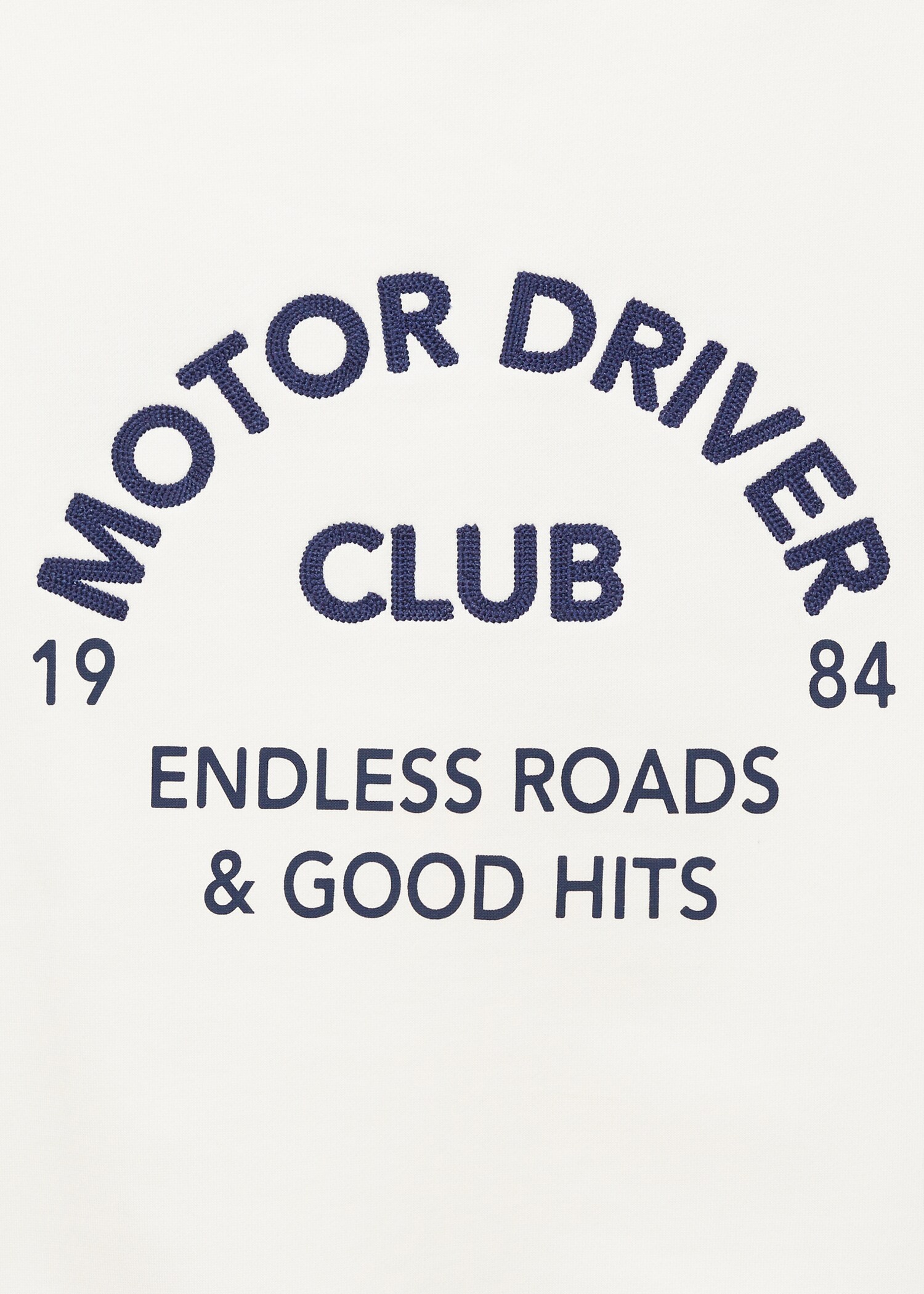 Bavlněná mikina s potiskem nápisu - Detail zboží 0