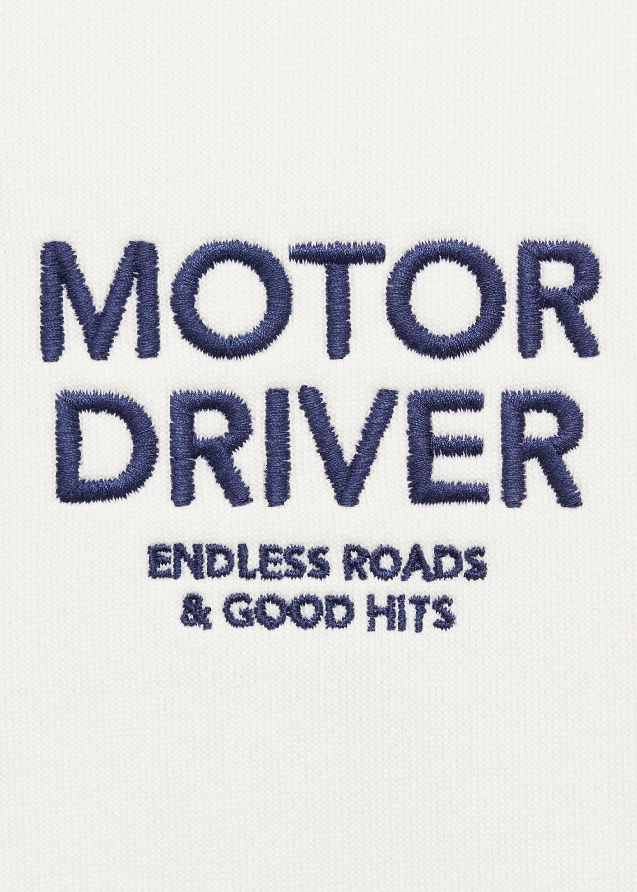 Bavlněná mikina s potiskem nápisu - Detail zboží 8, Šedobílá. Ref: 87052544-00.