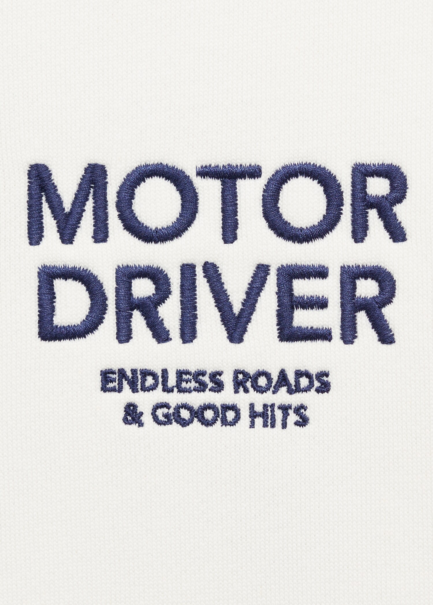 Bavlněná mikina s potiskem nápisu - Detail zboží 8