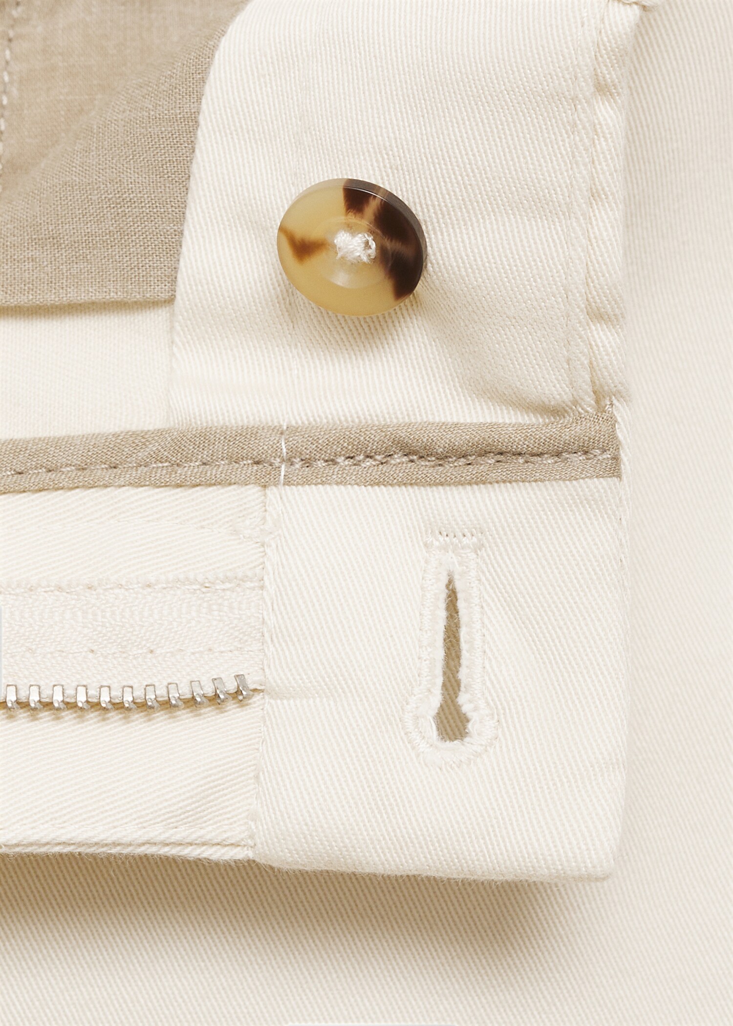 Keprové kalhoty Barna slim fit stylu chino - Detail zboží 8