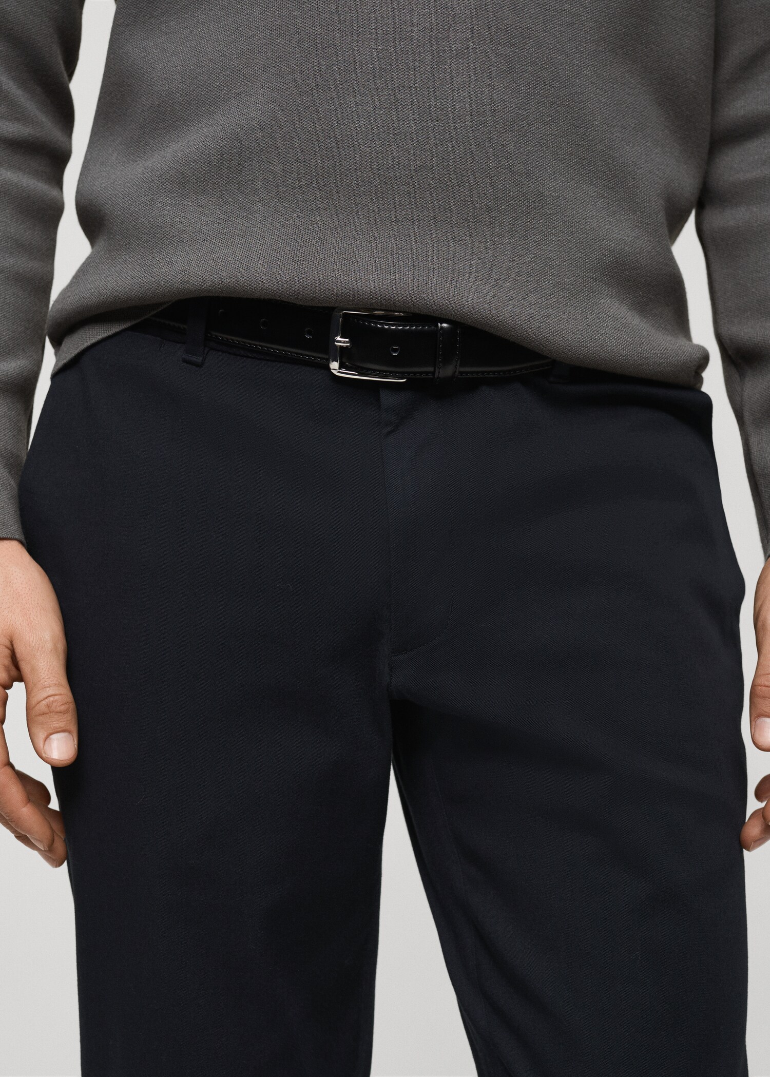 Keprové kalhoty Barna slim fit stylu chino - Detail zboží 1