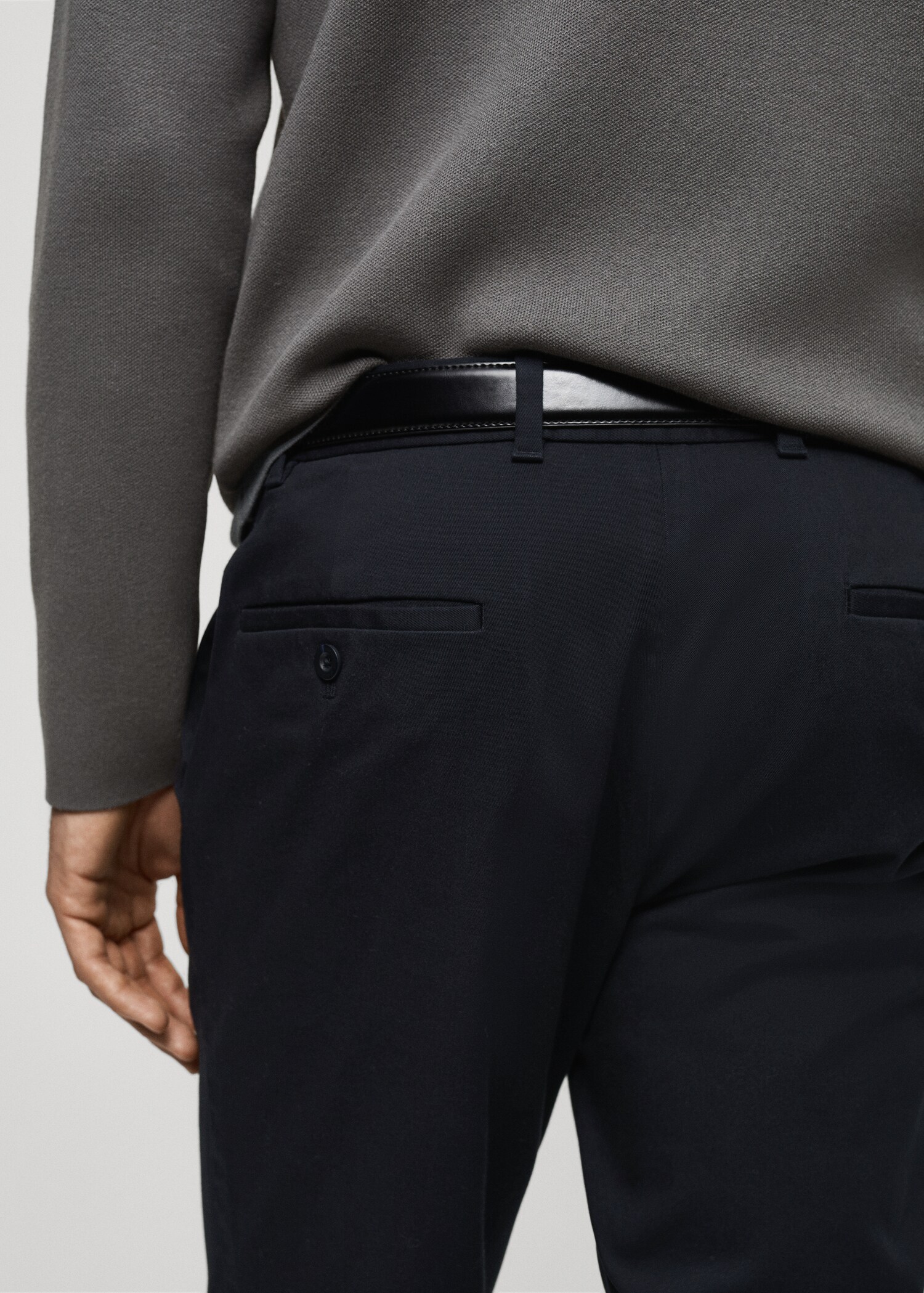 Keprové kalhoty Barna slim fit stylu chino - Detail zboží 6