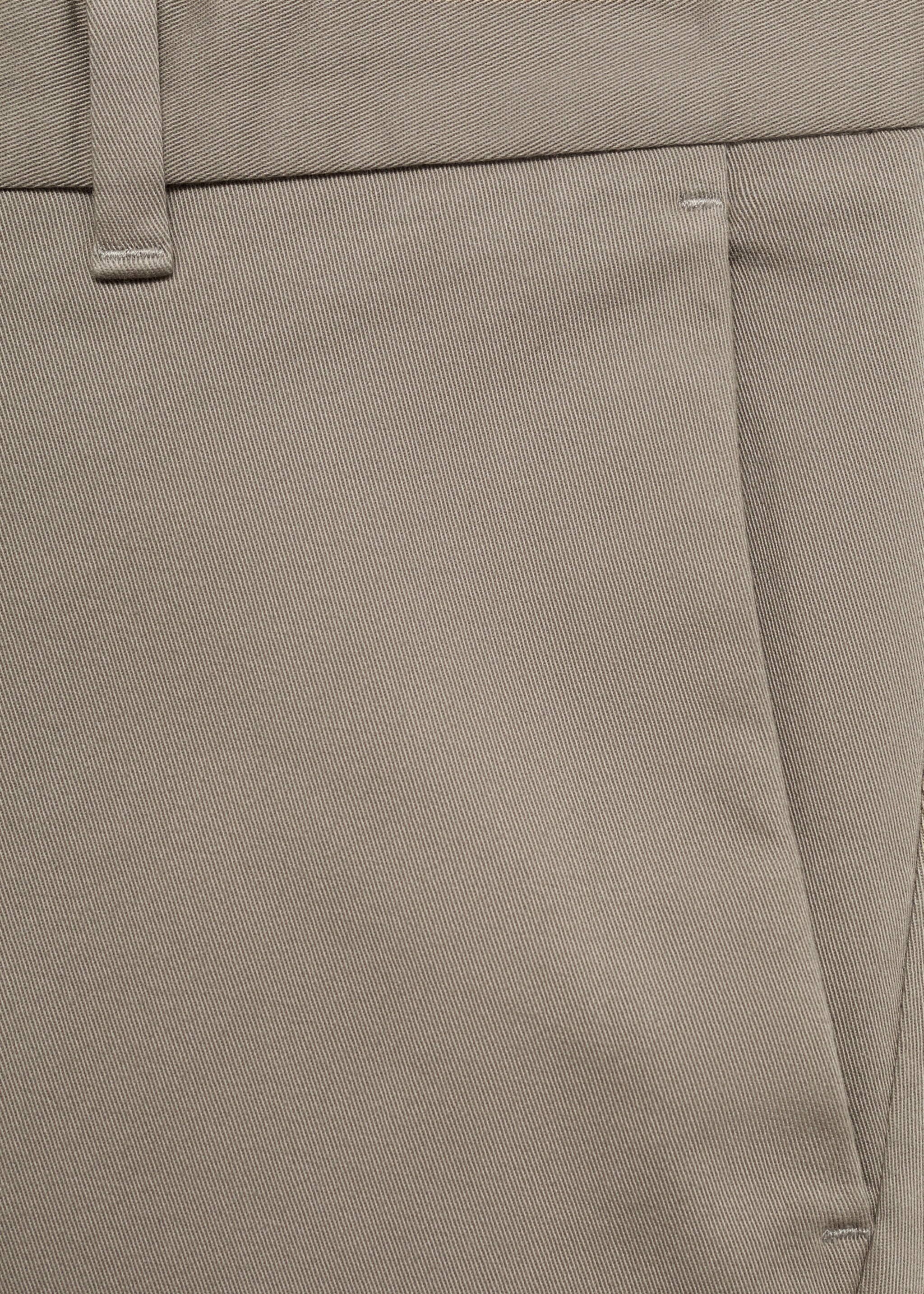 Keprové kalhoty Barna slim fit stylu chino - Detail zboží 8, Šedá. Ref: 87052888-00.