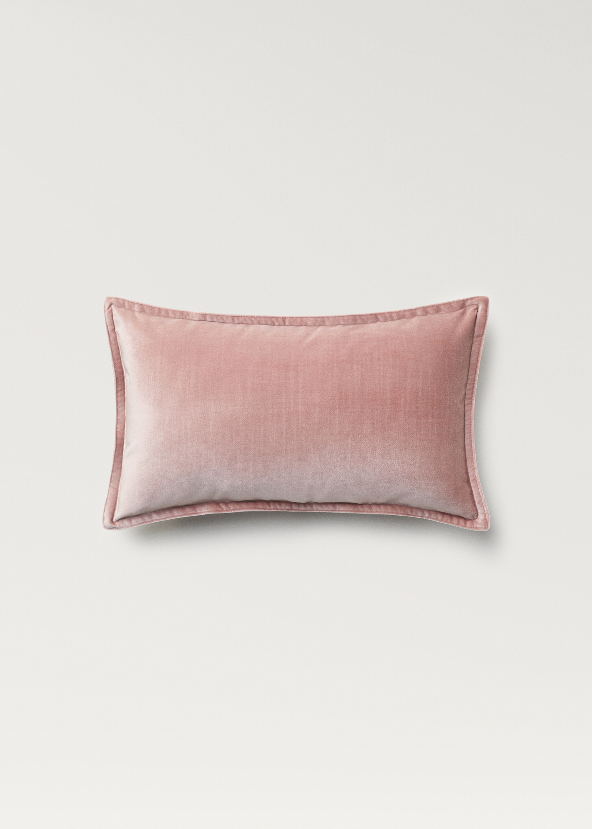 Velvet cushion cover 30x50 cm - Article without model, Pink. Ref: 87052894-00.
