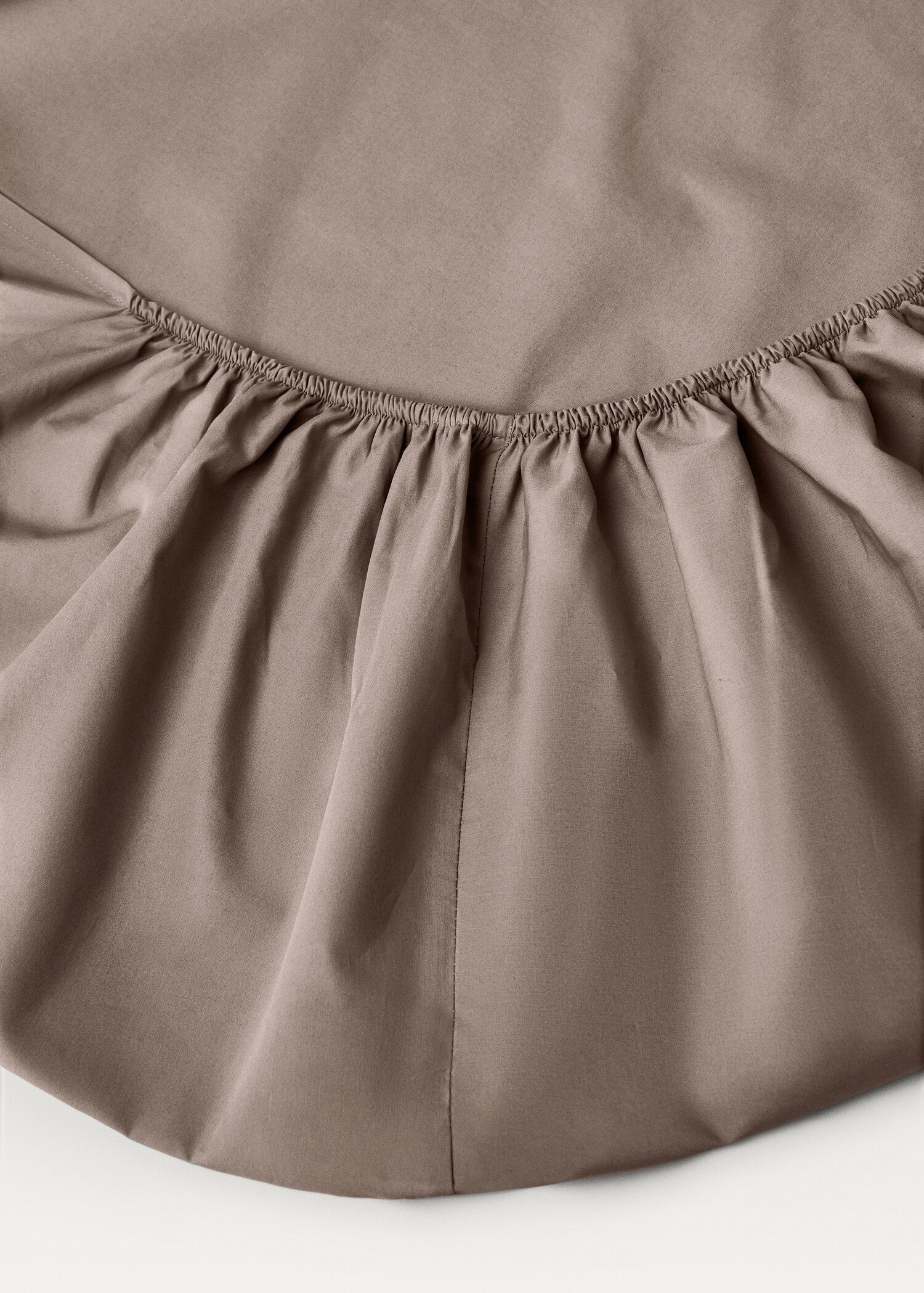 300-thread count percale cotton fitted sheet for 150 cm bed - Details of the article 1