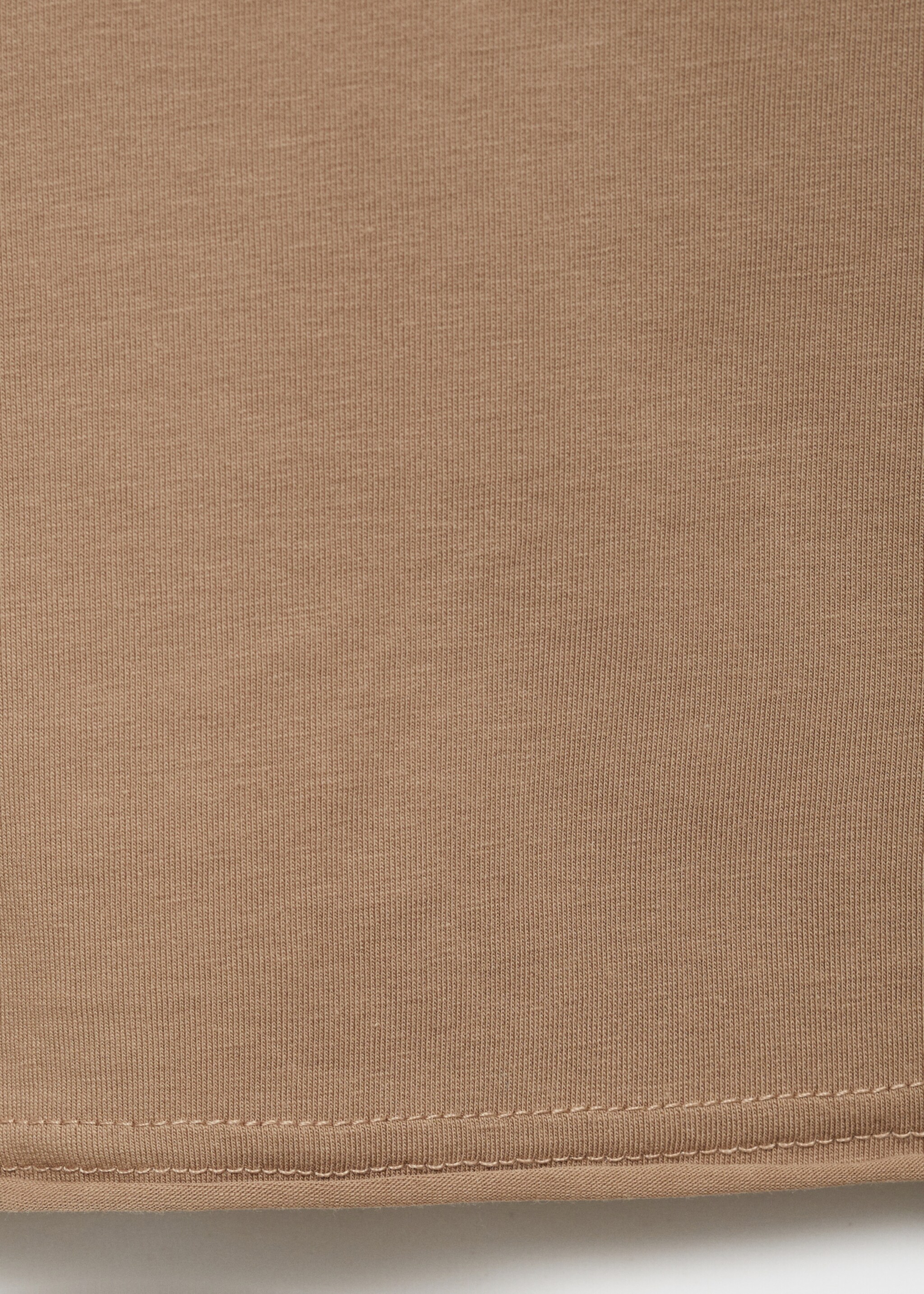 Haut coton col rond - Détail de l'article 0, Marron moyen. Ref: 87052899-00.