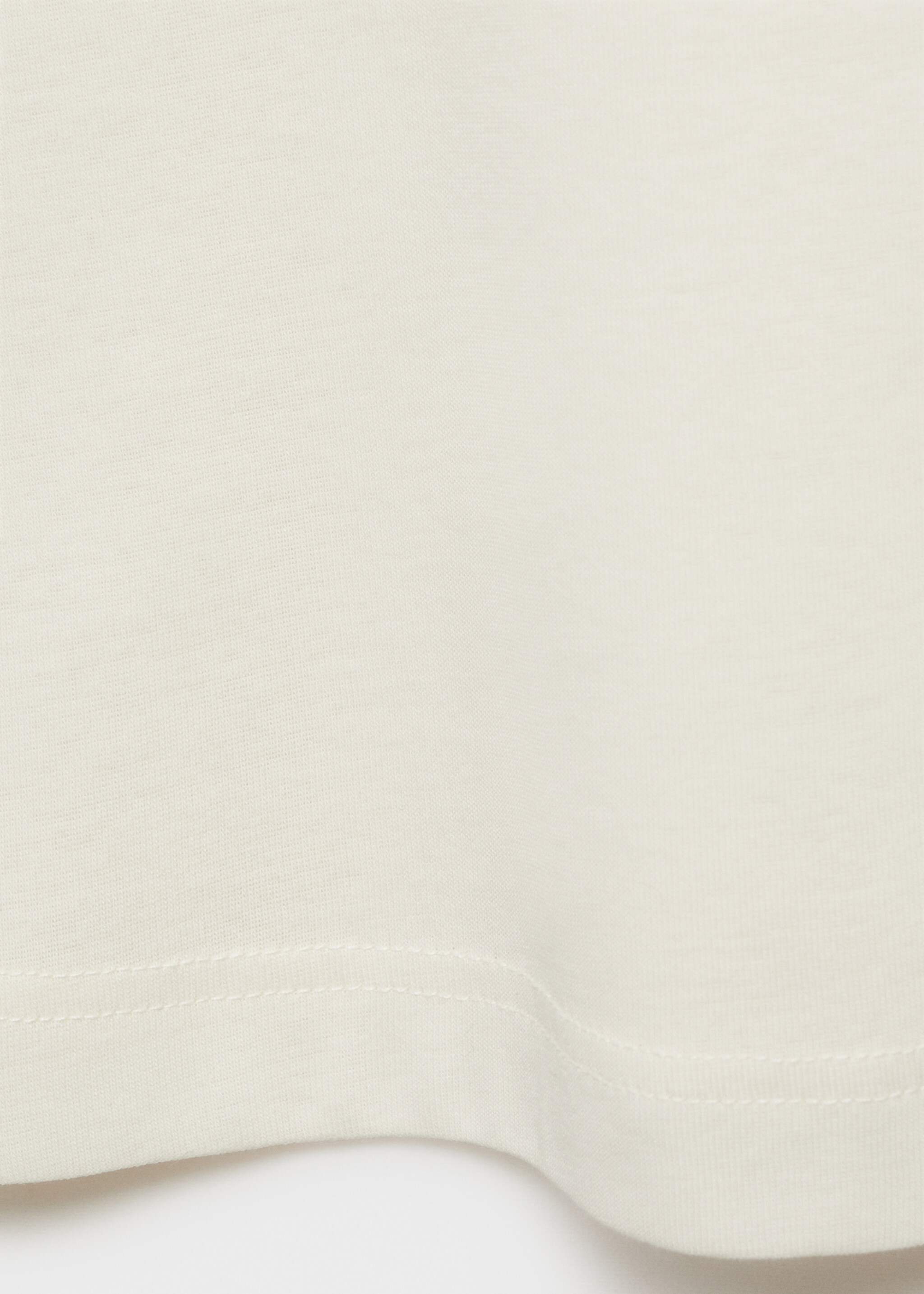 Top pyjamas cotton suspenders - Details of the article 0, Ecru. Ref: 87052900-00.