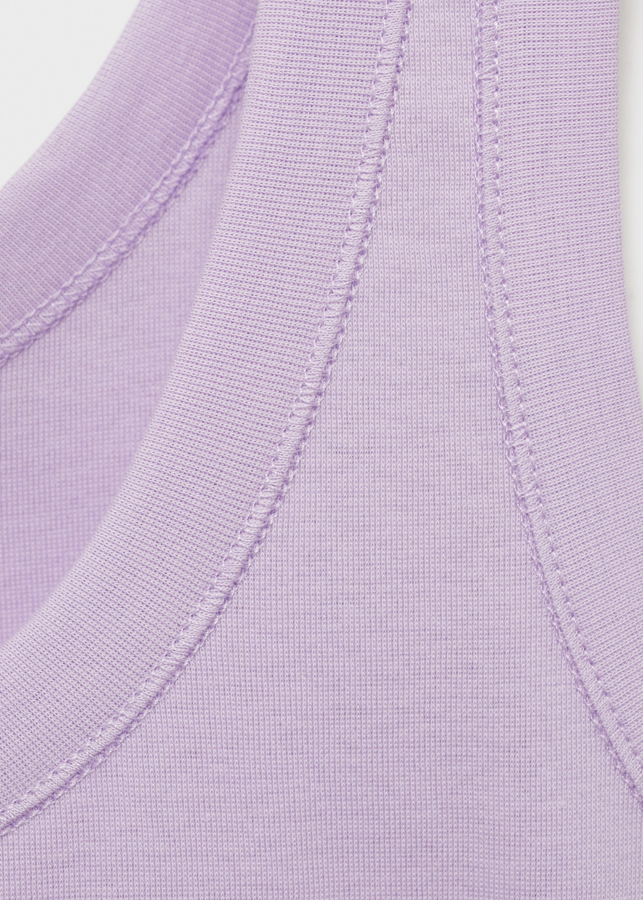 Top pyžama 100% bavlna - Detail zboží 8, Fialová šeřík. Ref: 87052900-00.